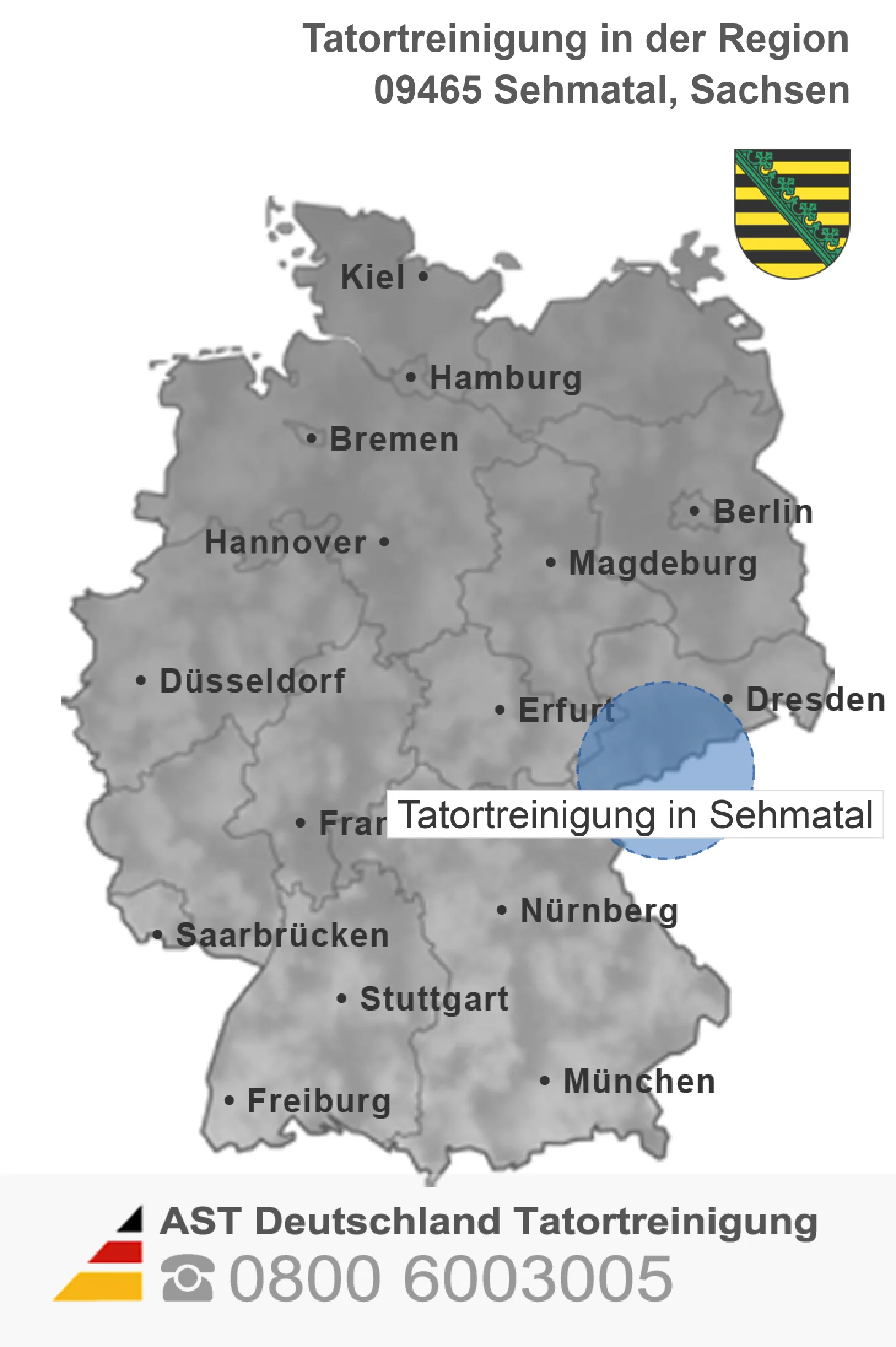 Tatortreinigung Sehmatal