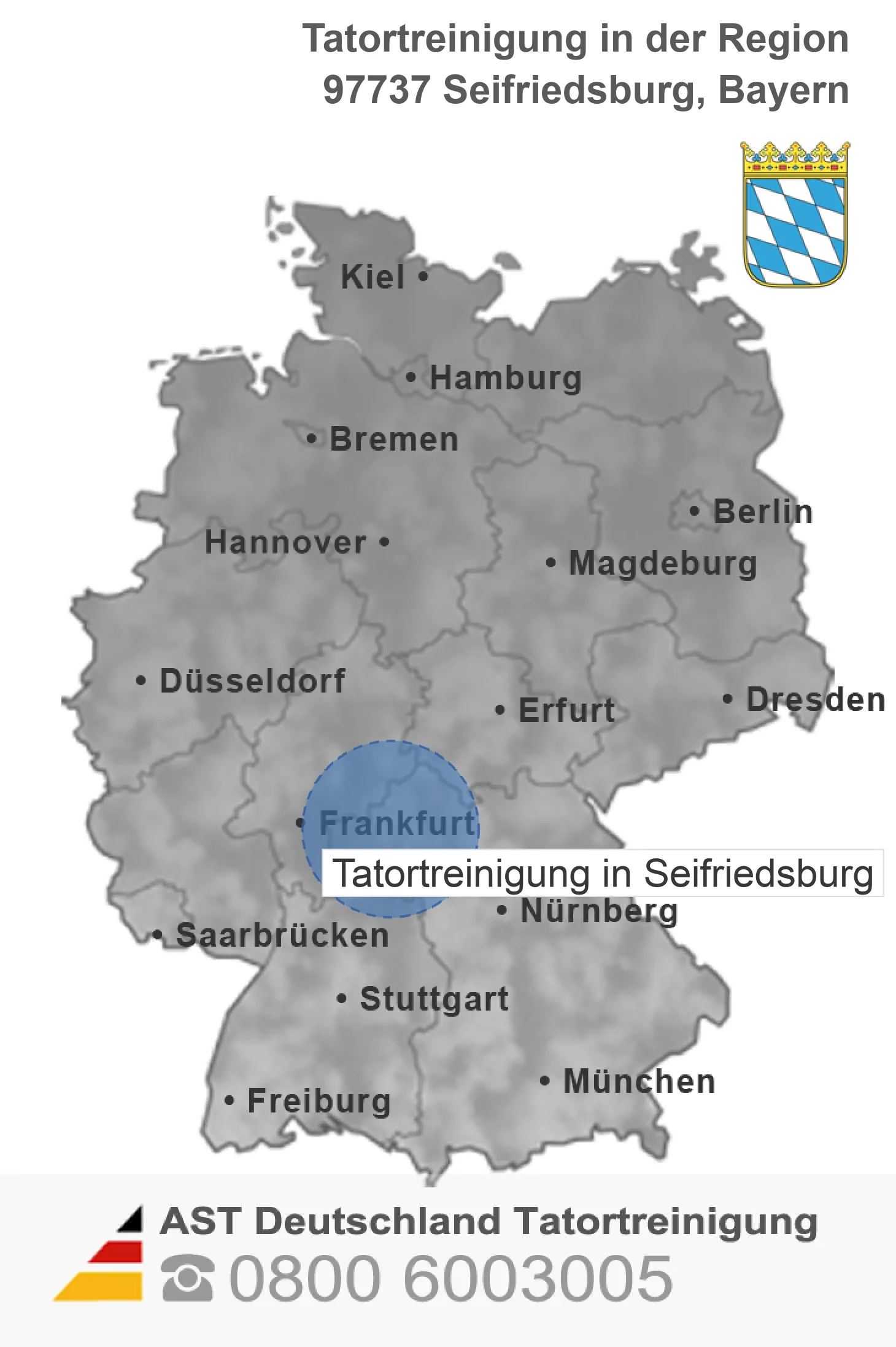 Tatortreinigung Seifriedsburg
