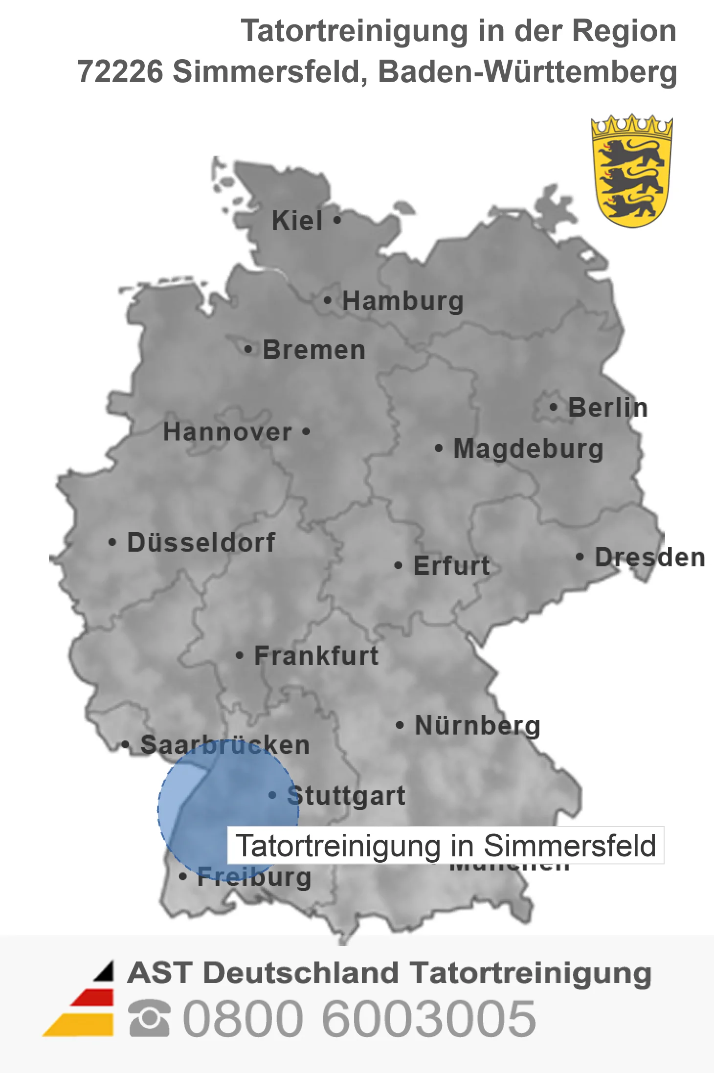 Tatortreinigung Simmersfeld