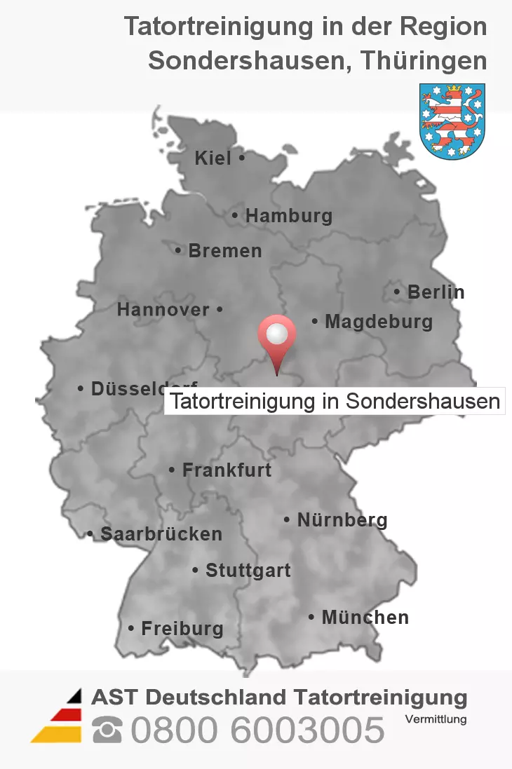 Tatortreinigung Sondershausen