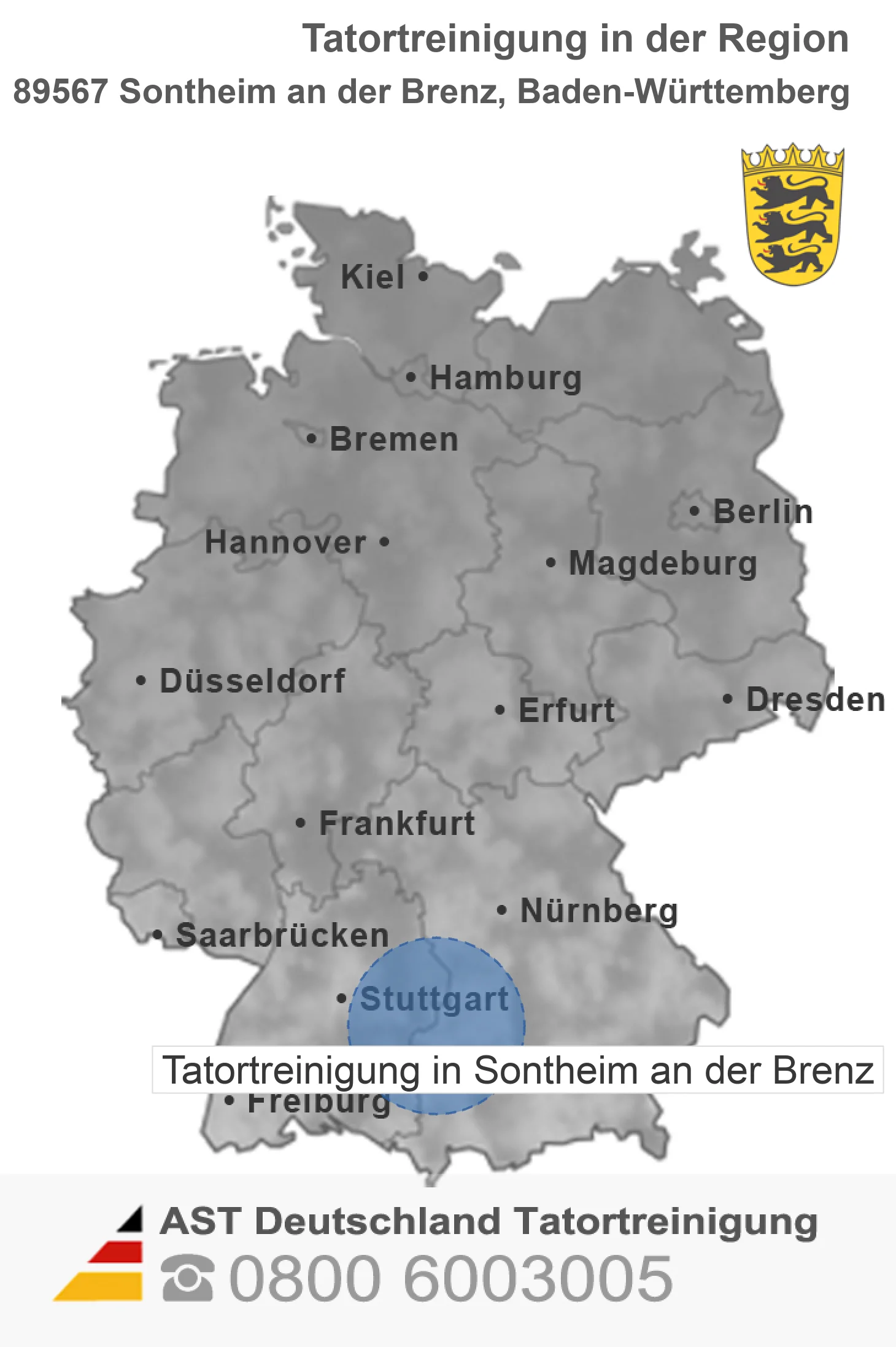 Tatortreinigung Sontheim an der Brenz
