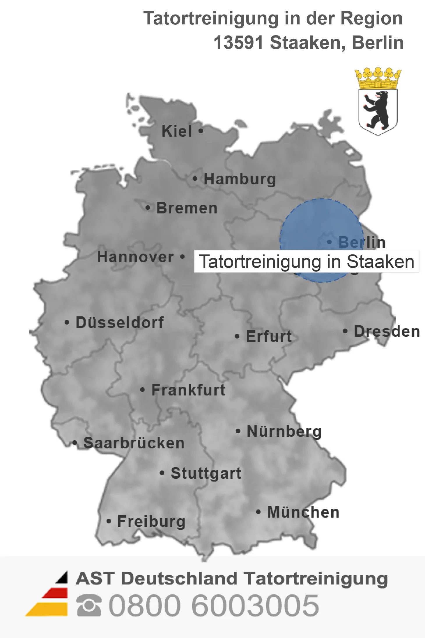 Leichenfundortreinigung Staaken