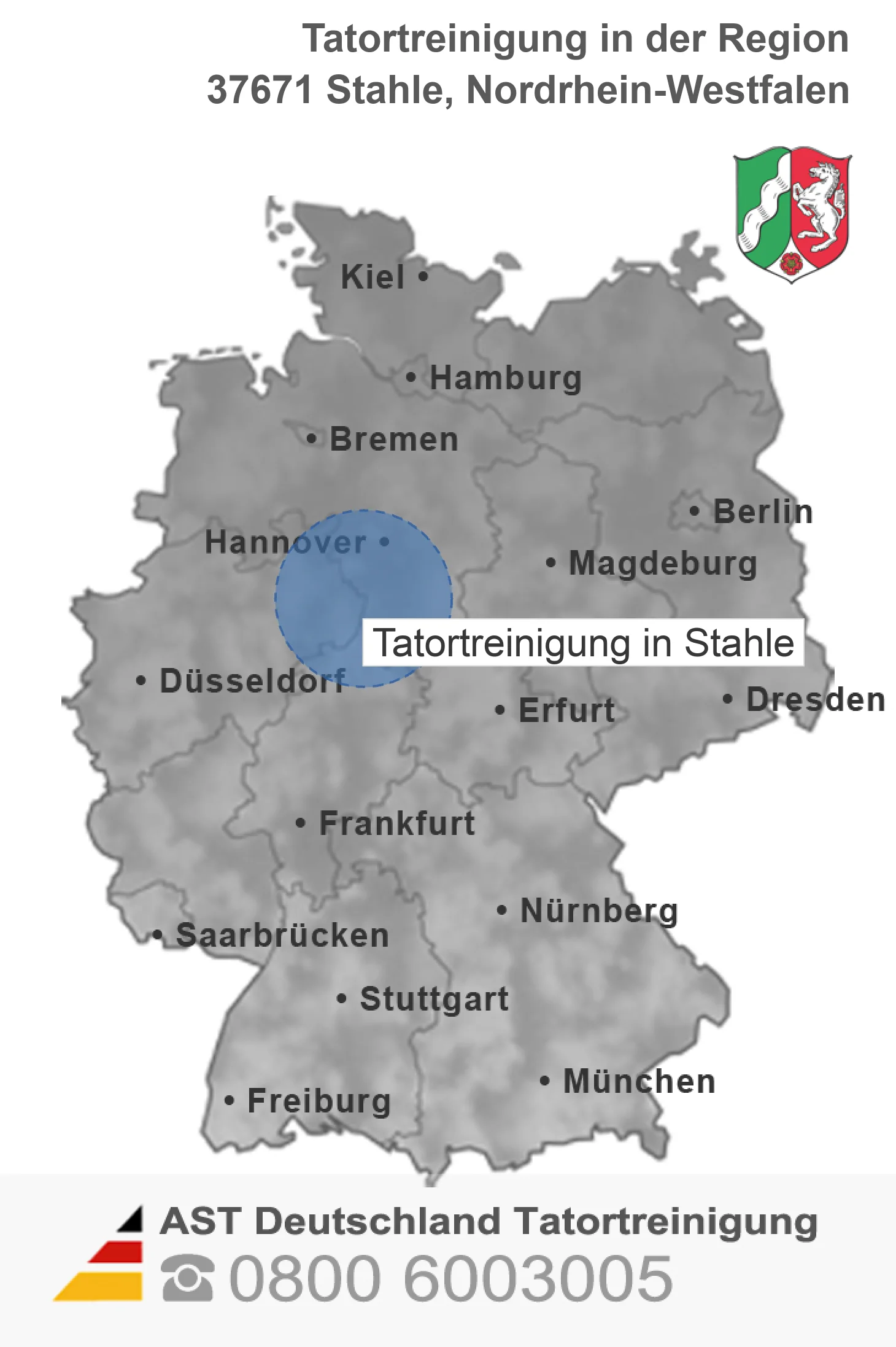 Tatortreinigung Stahle