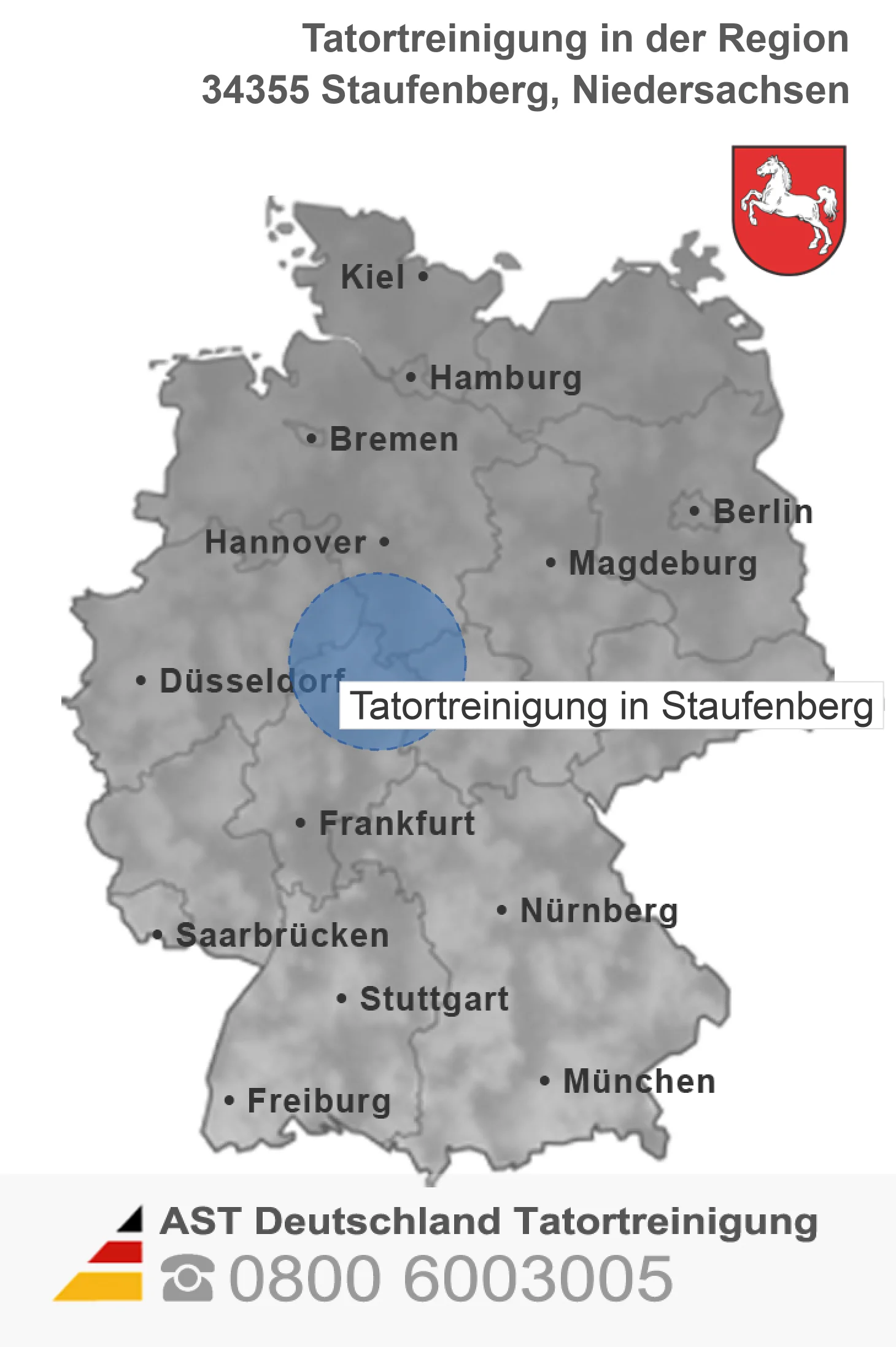 Tatortreinigung Staufenberg