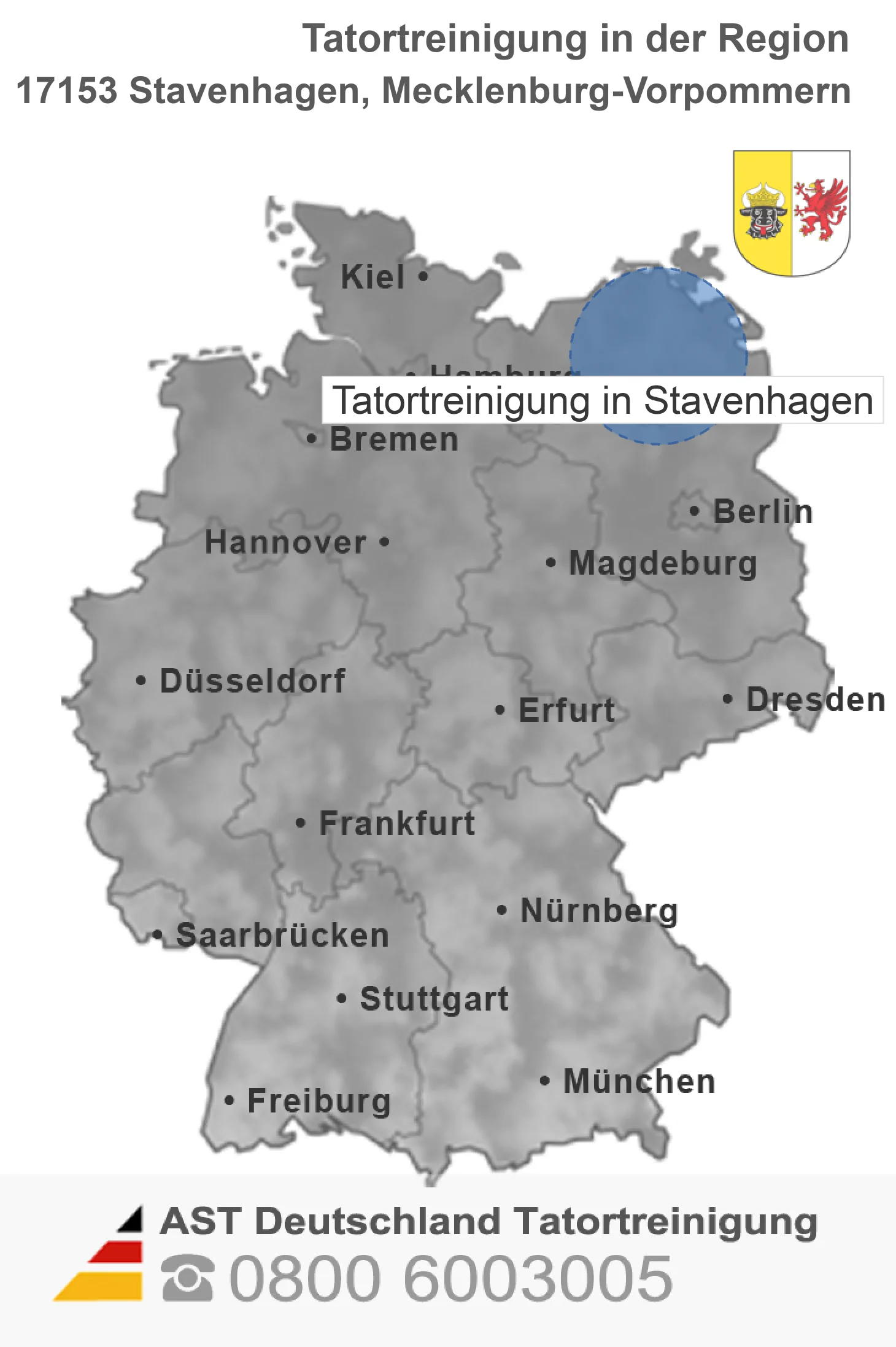 Tatortreinigung Stavenhagen