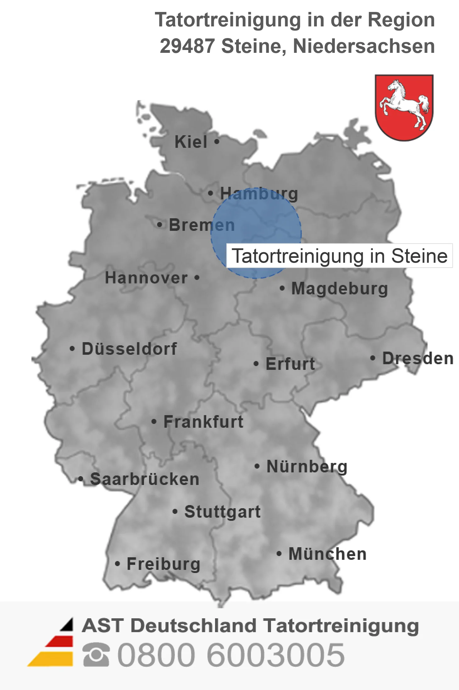 Tatortreinigung Steine