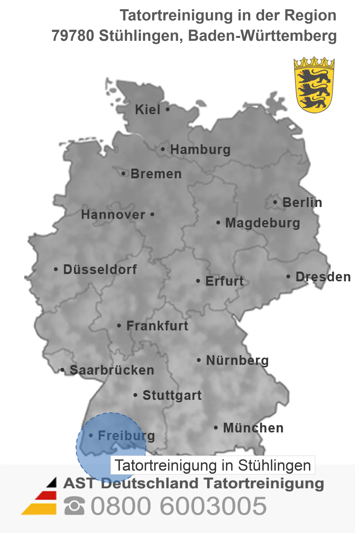 Tatortreinigung St&uuml;hlingen