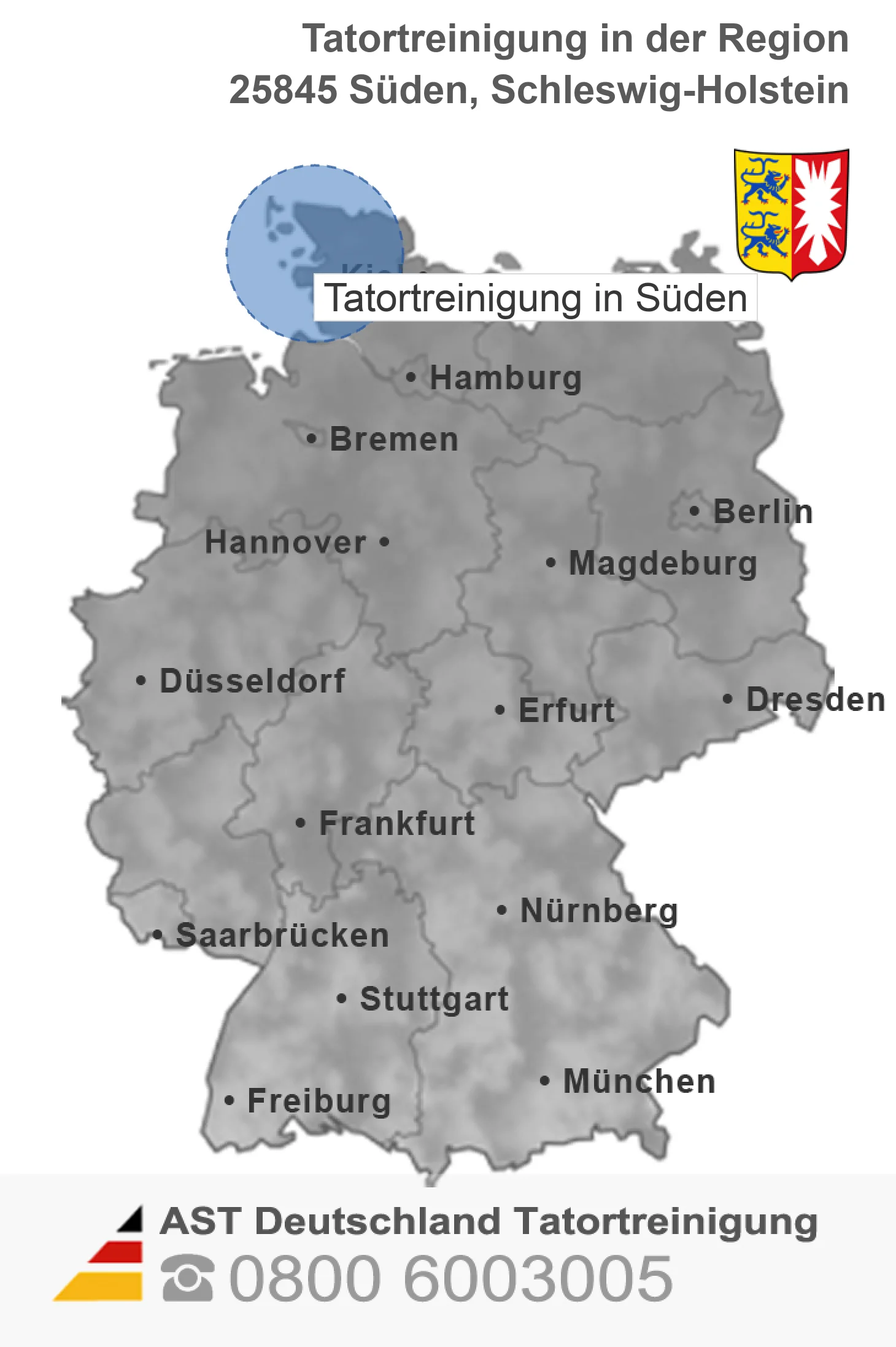 Tatortreinigung S&uuml;den