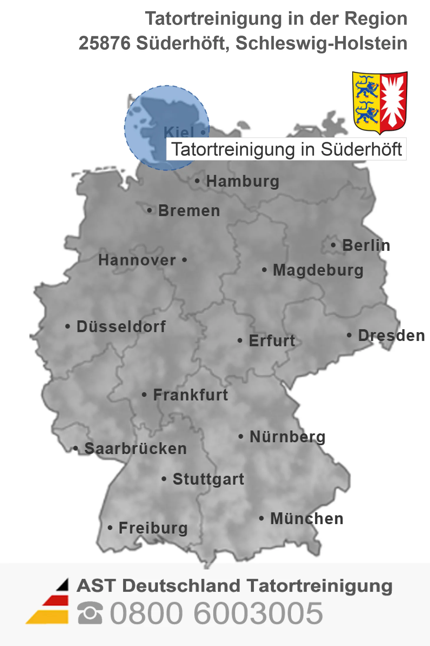 Tatortreinigung S&uuml;derh&ouml;ft