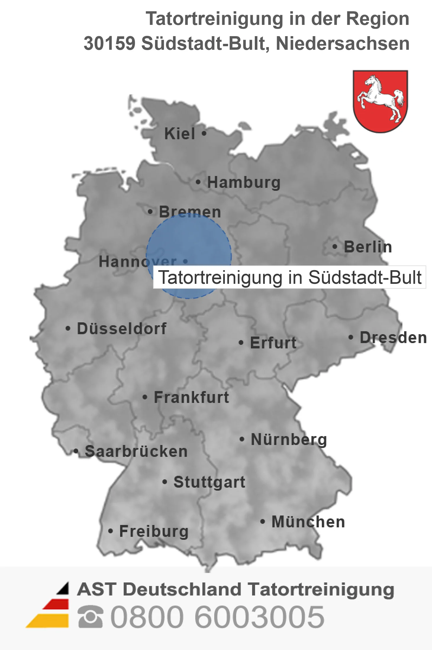 Leichenfundortreinigung S&uuml;dstadt-Bult