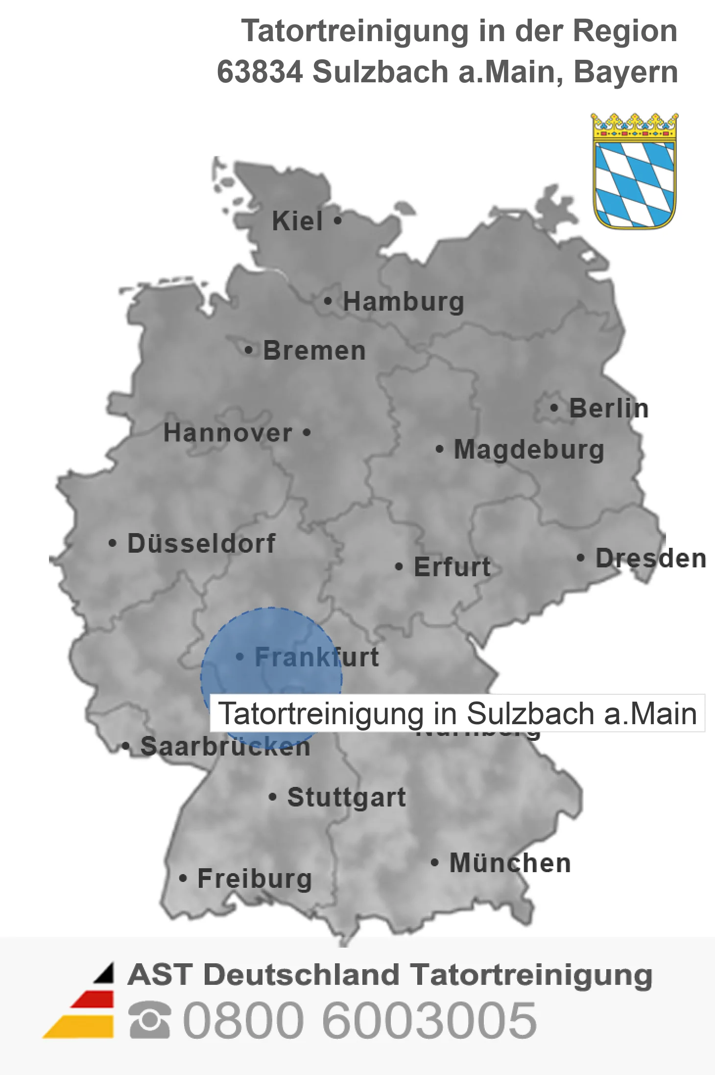 Tatortreinigung Sulzbach a.Main