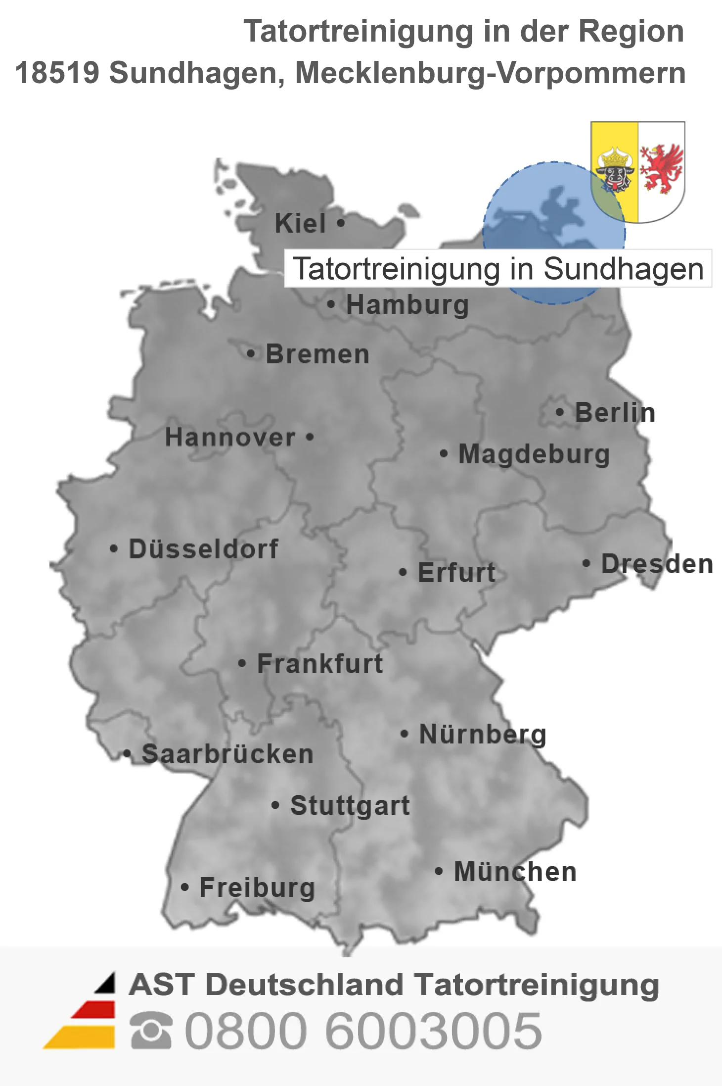 Tatortreinigung Sundhagen