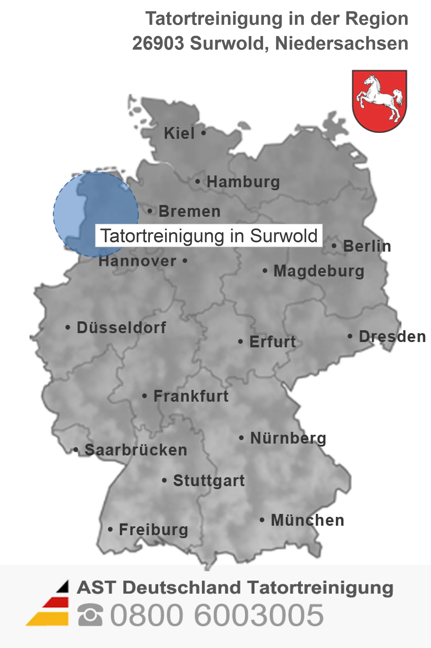 Tatortreinigung Surwold