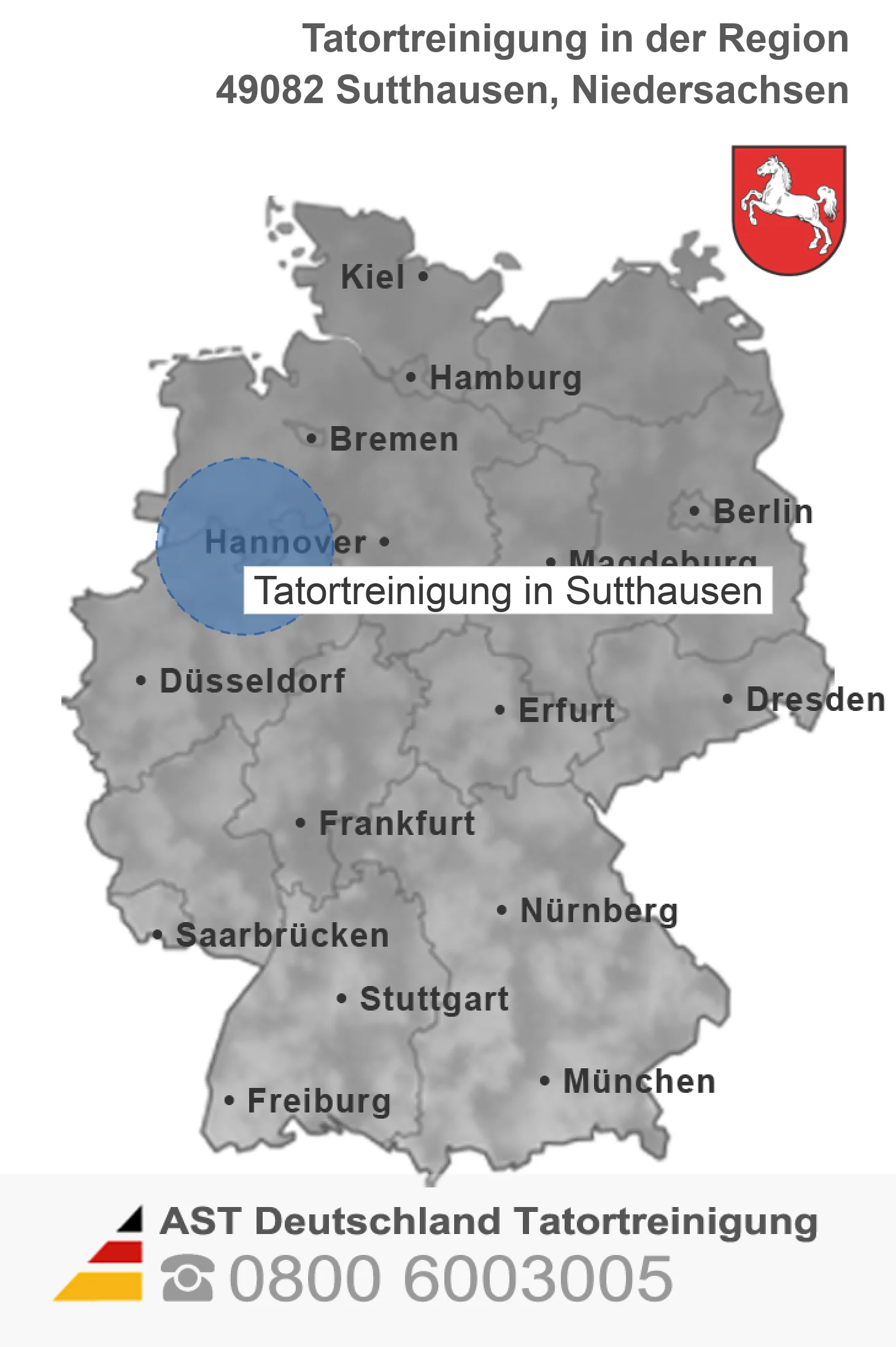 Tatortreinigung Sutthausen