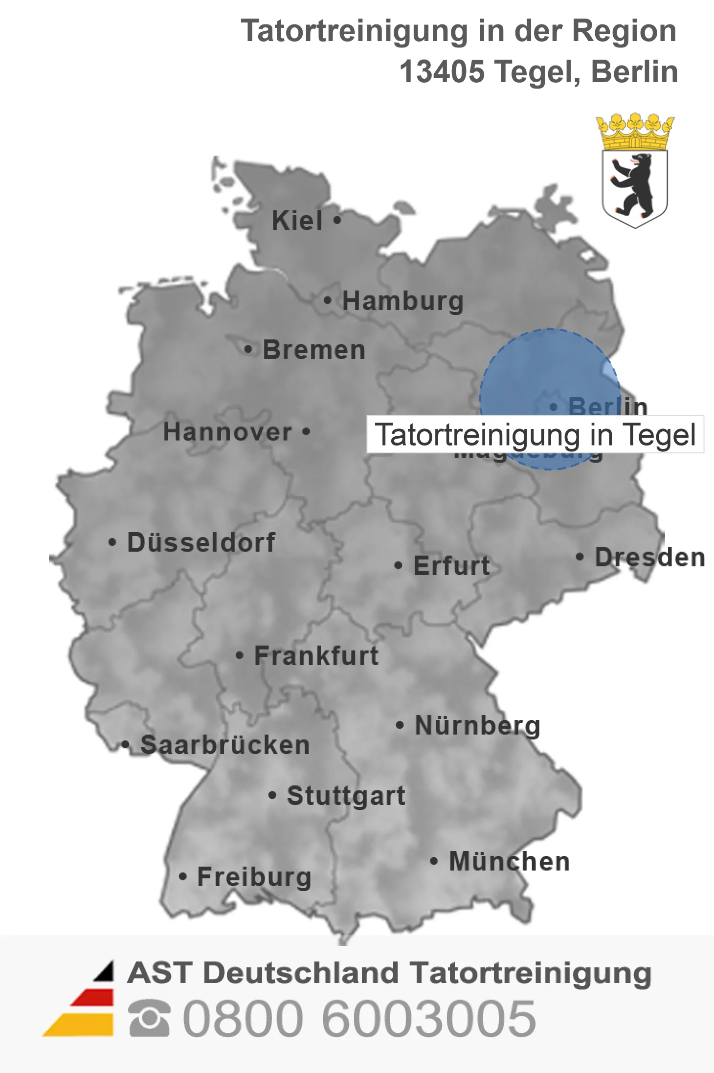 Leichenfundortreinigung Tegel
