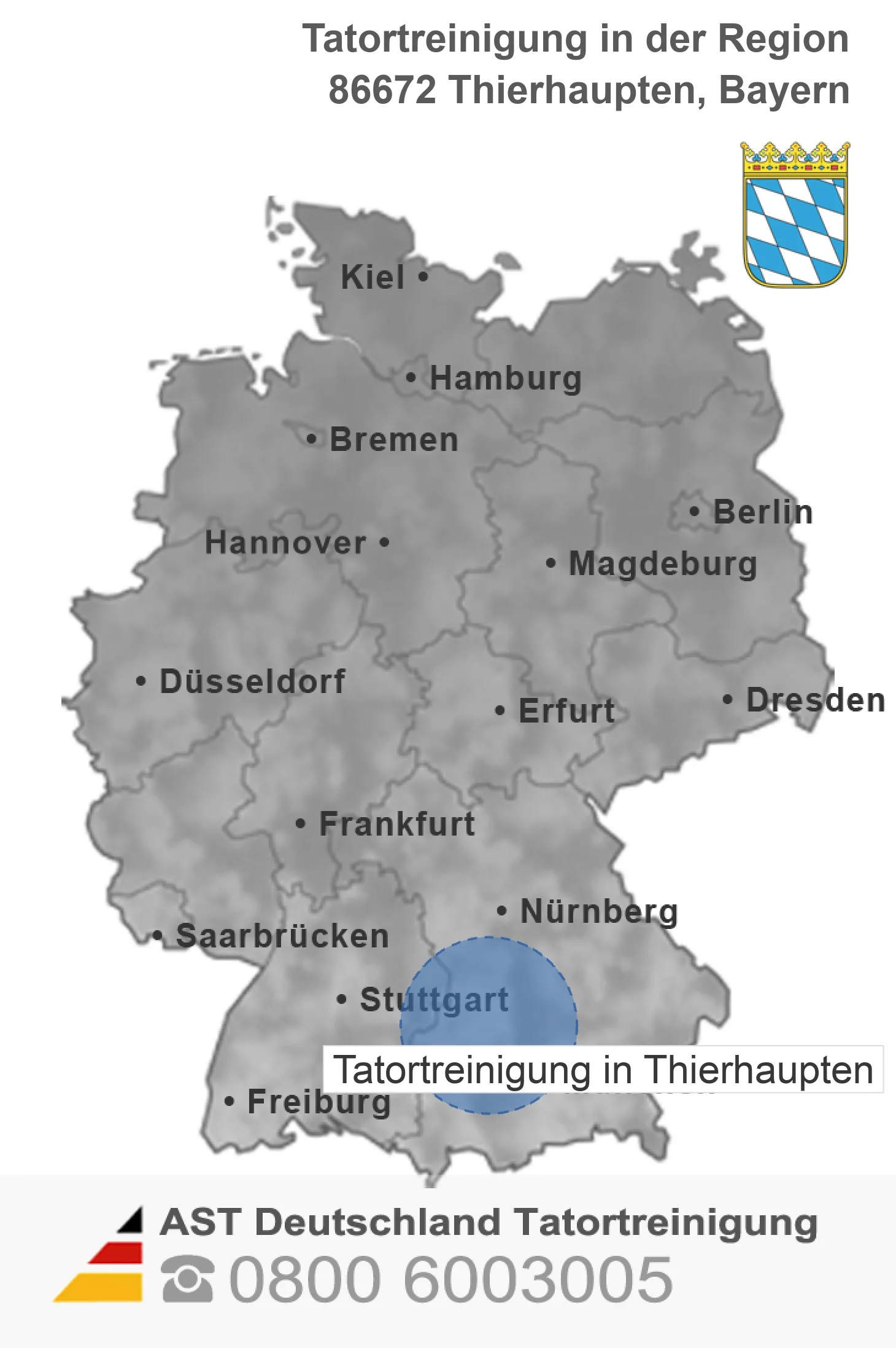 Tatortreinigung Thierhaupten