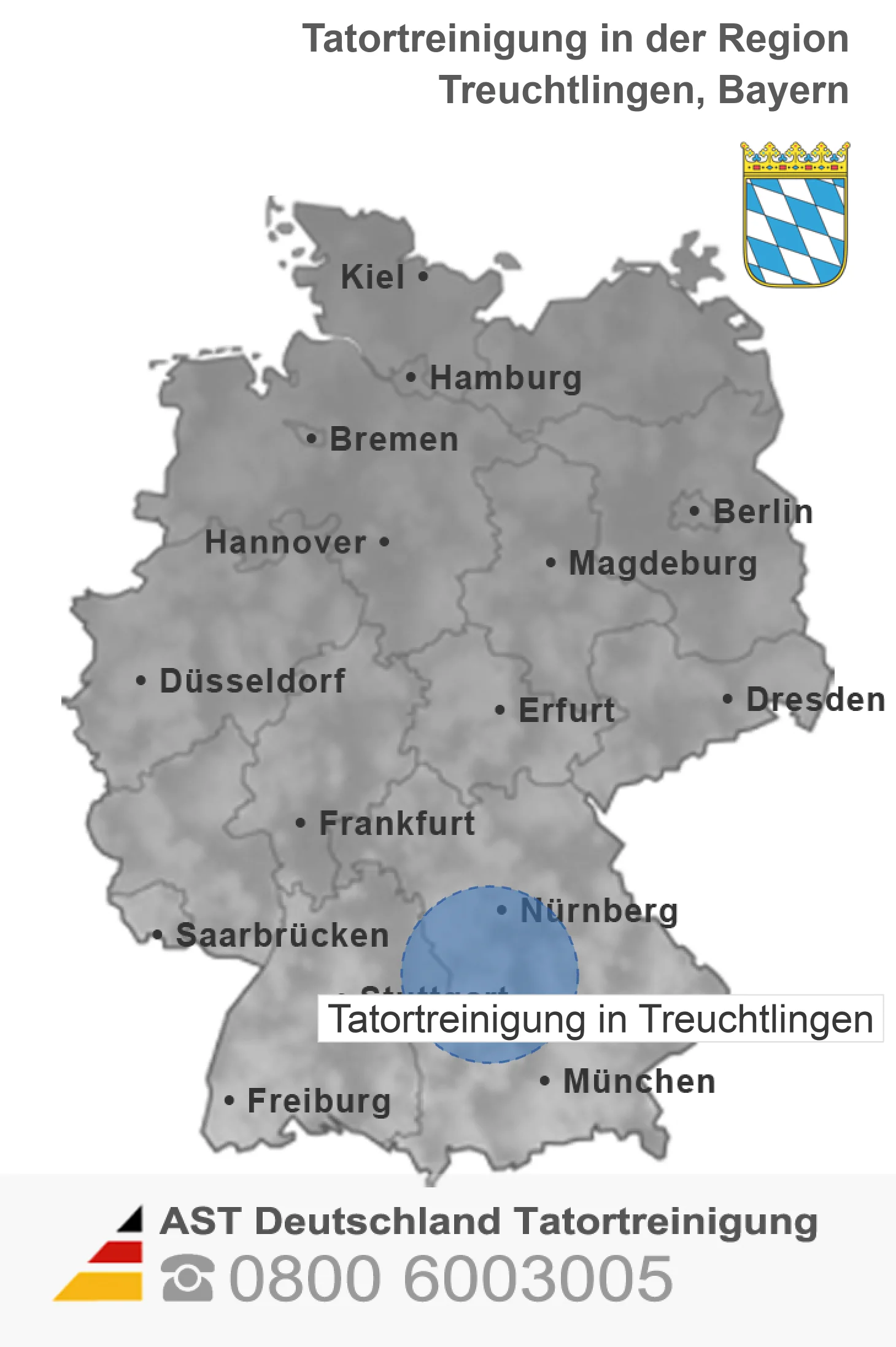 Tatortreinigung Treuchtlingen