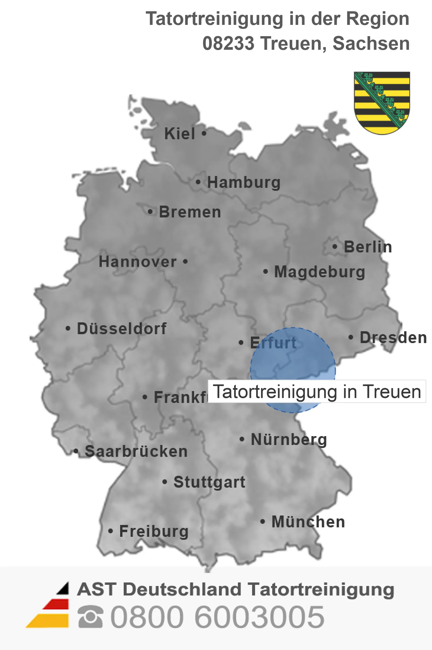 Tatortreinigung Treuen