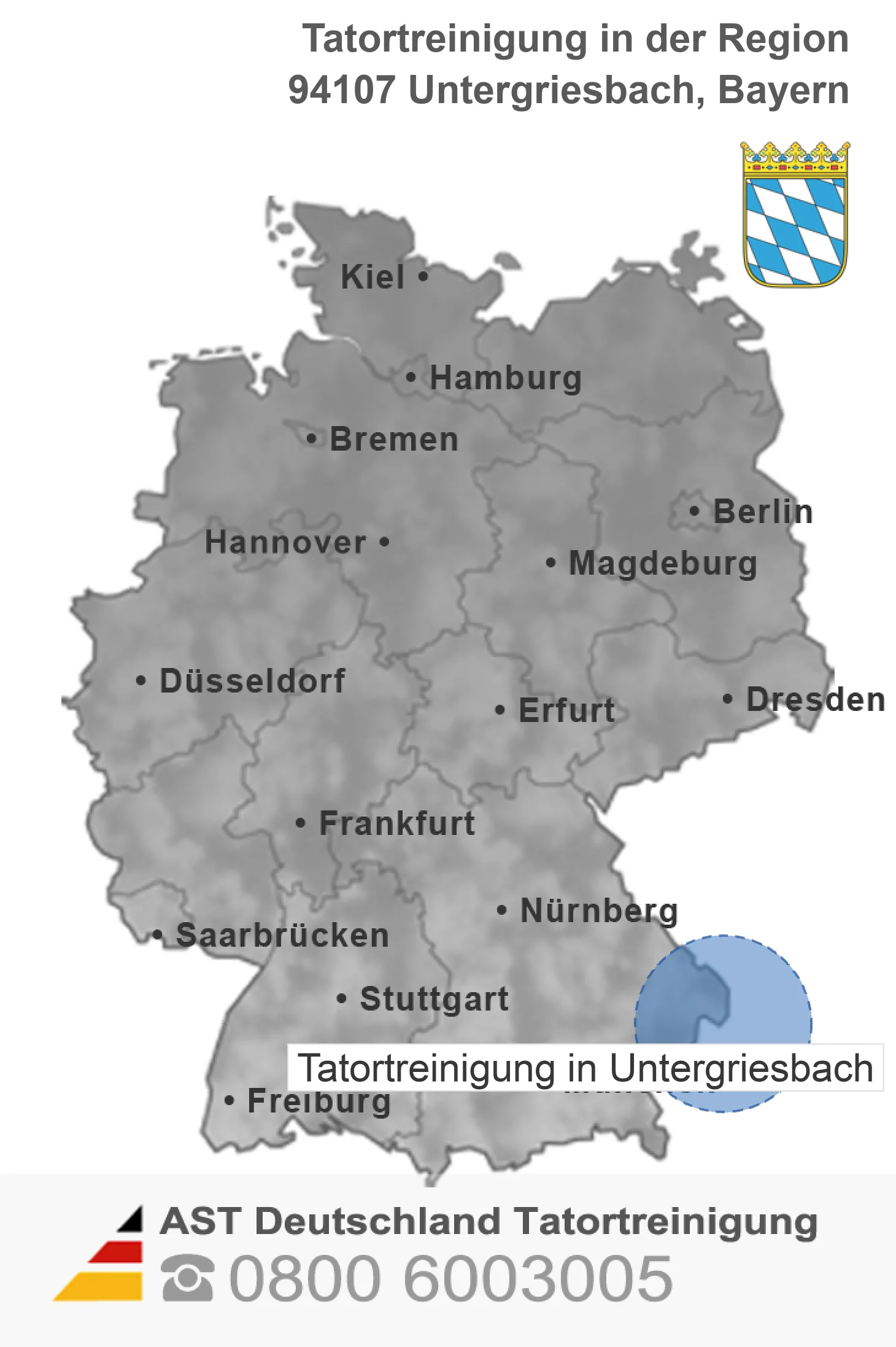 Tatortreinigung Untergriesbach
