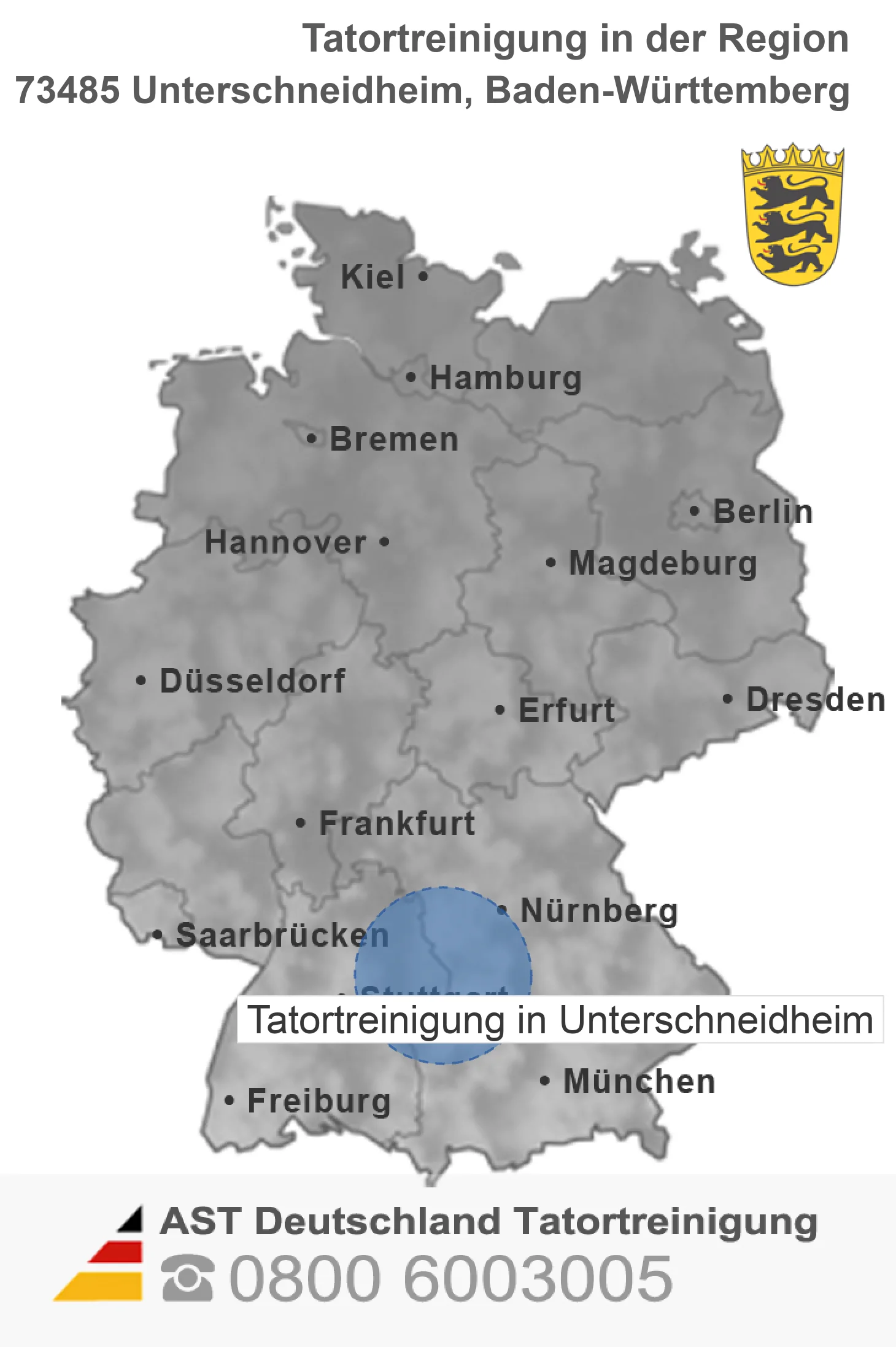 Tatortreinigung Unterschneidheim