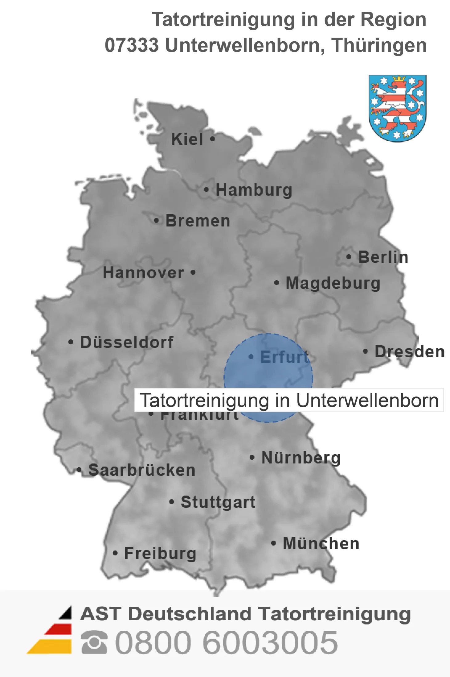 Tatortreinigung Unterwellenborn
