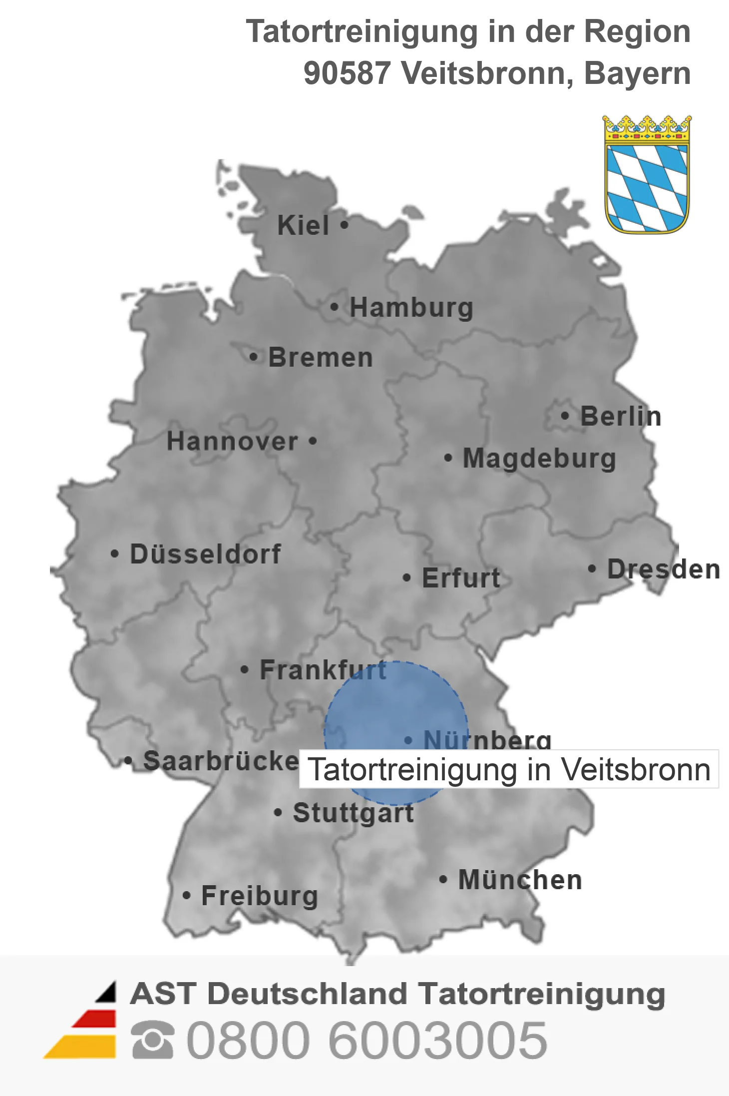Tatortreinigung Veitsbronn