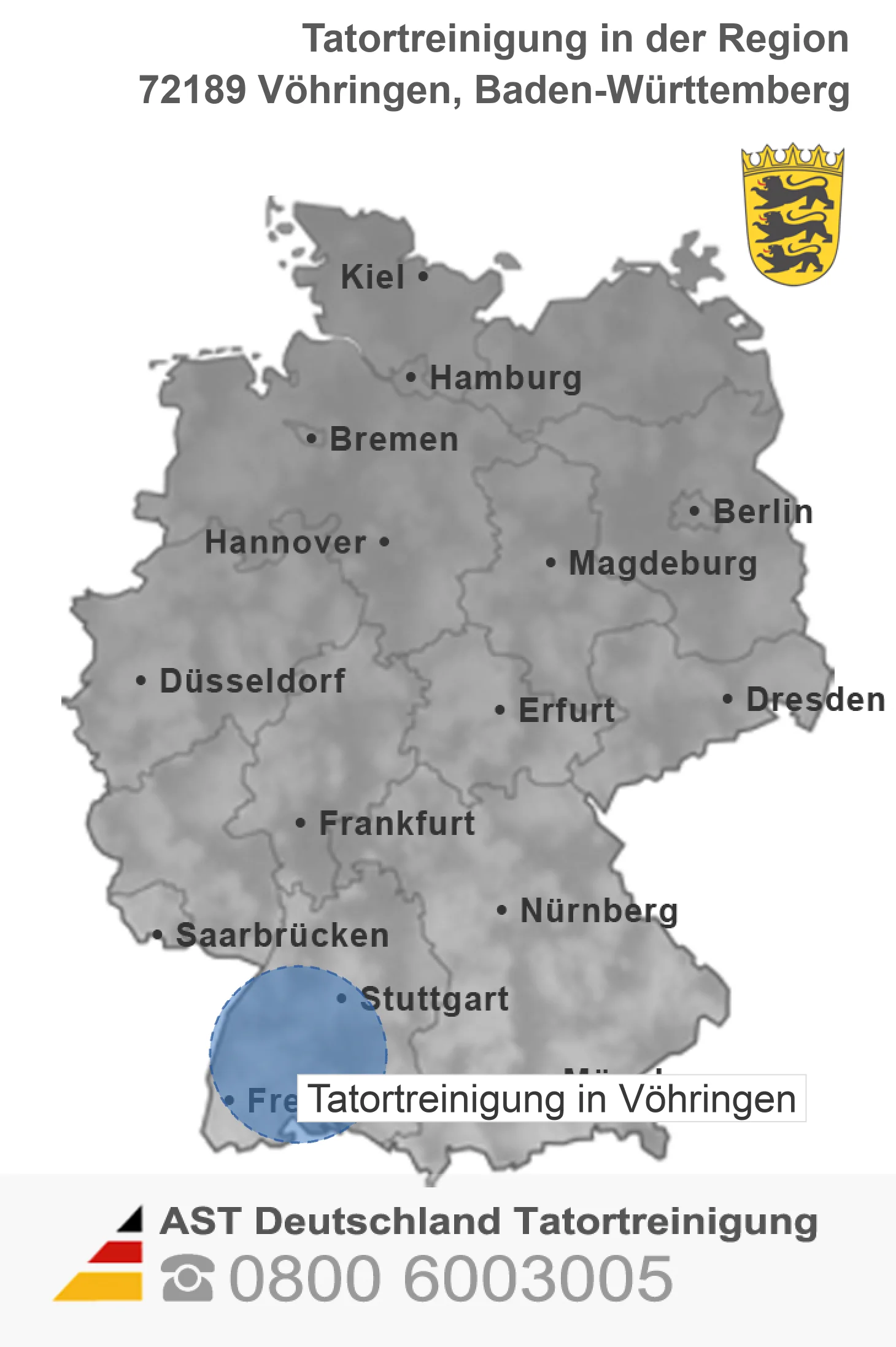 Tatortreinigung V&ouml;hringen