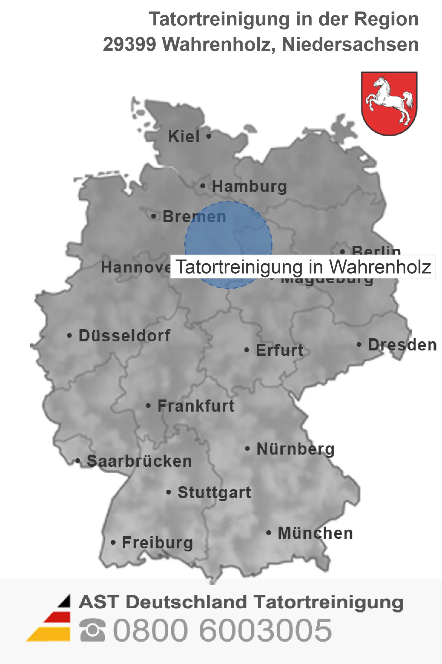 Tatortreinigung Wahrenholz