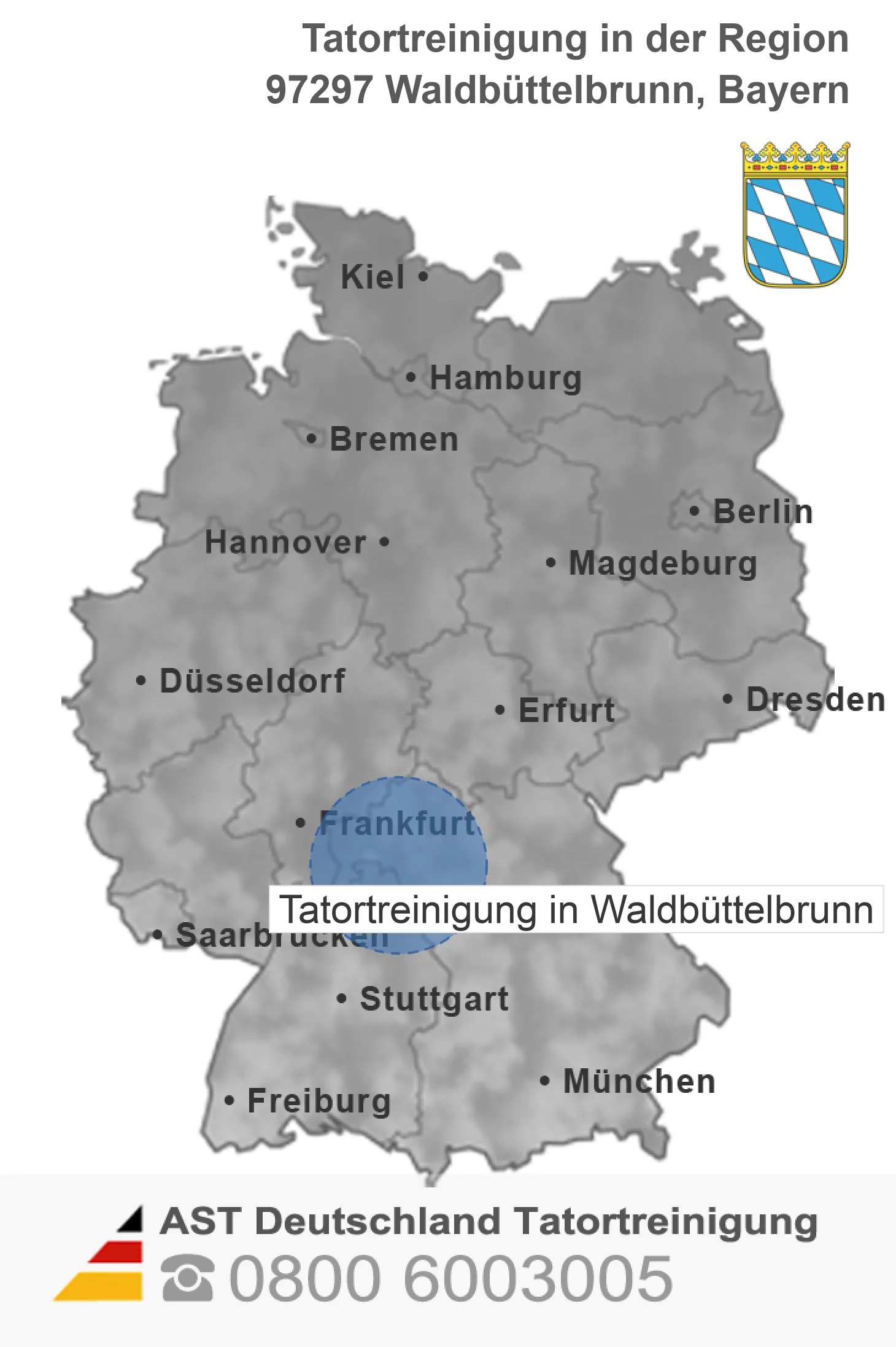Tatortreinigung Waldb&uuml;ttelbrunn