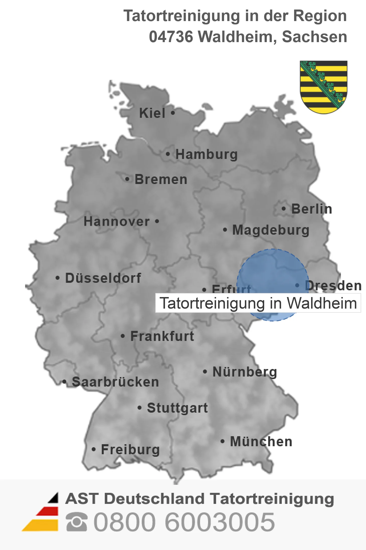 Tatortreinigung Waldheim