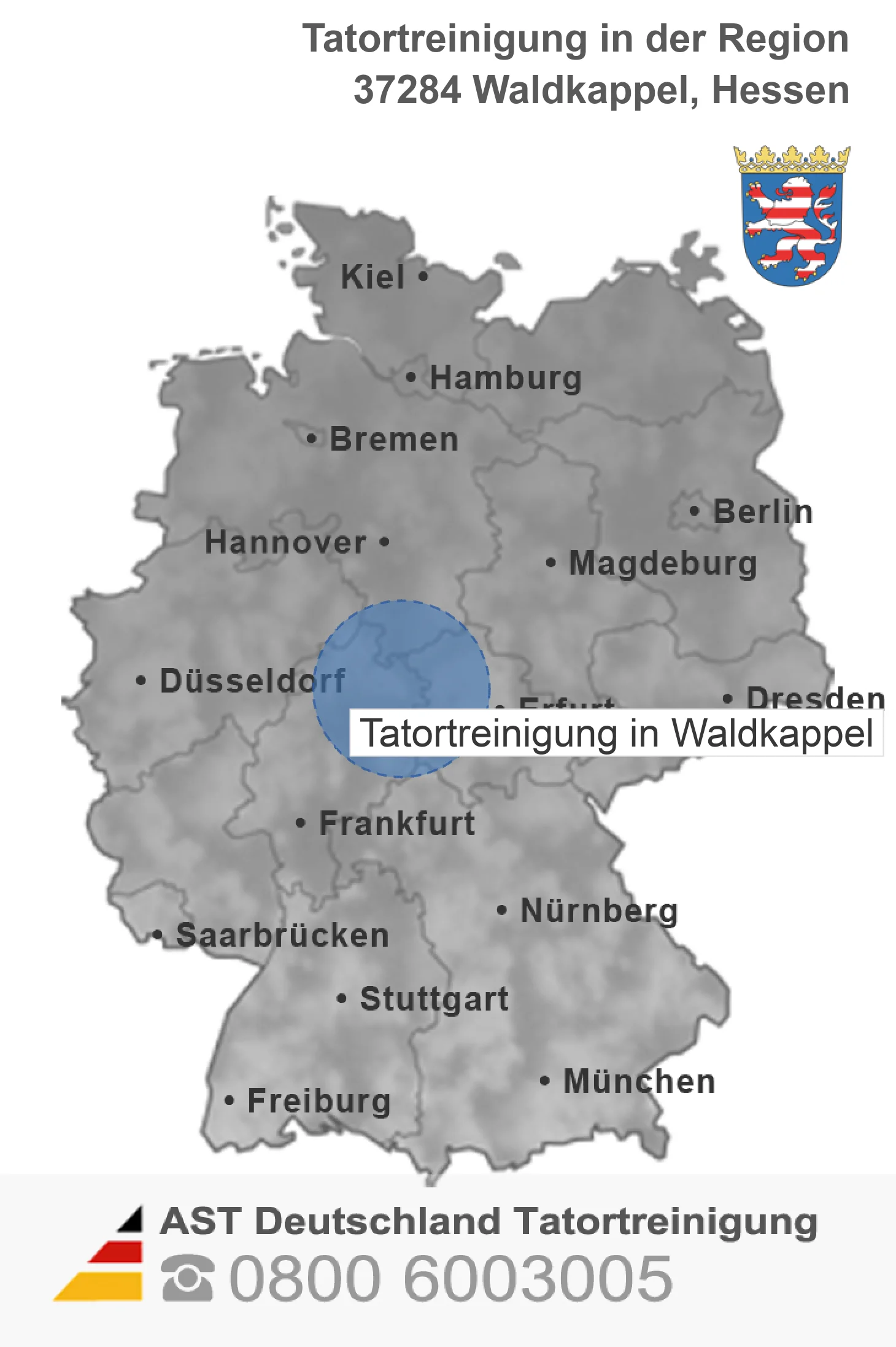 Tatortreinigung Waldkappel