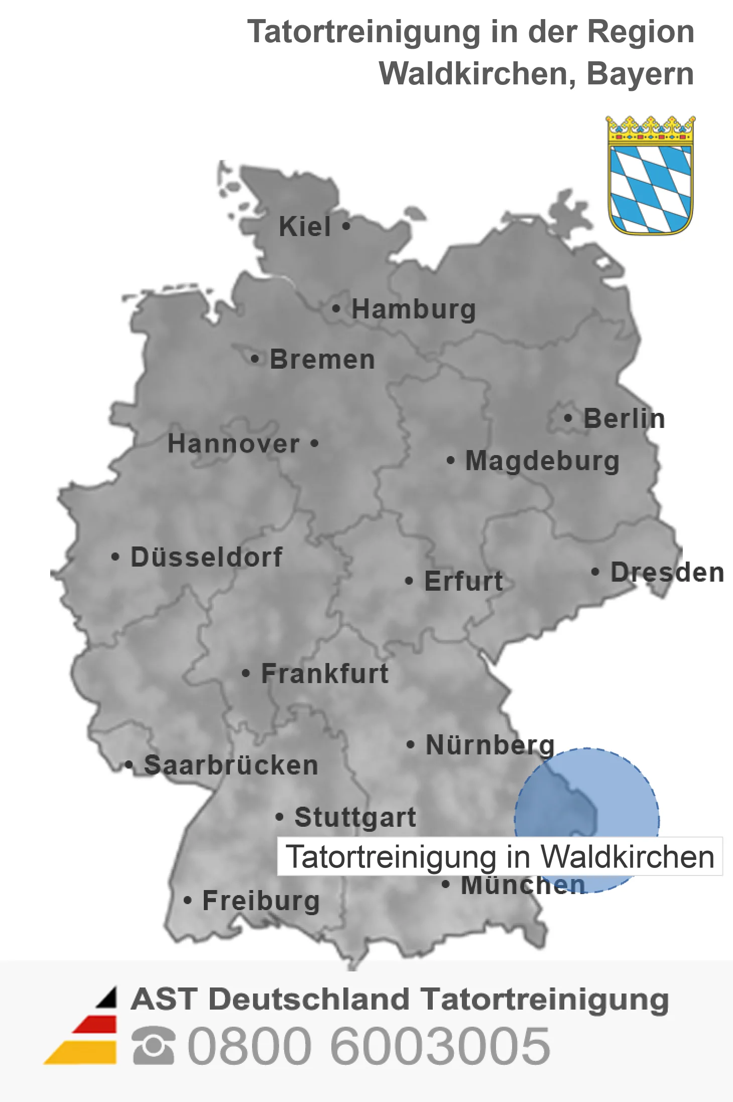Tatortreinigung Waldkirchen