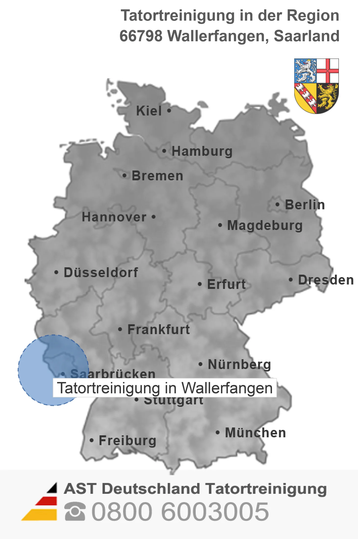 Tatortreinigung Wallerfangen