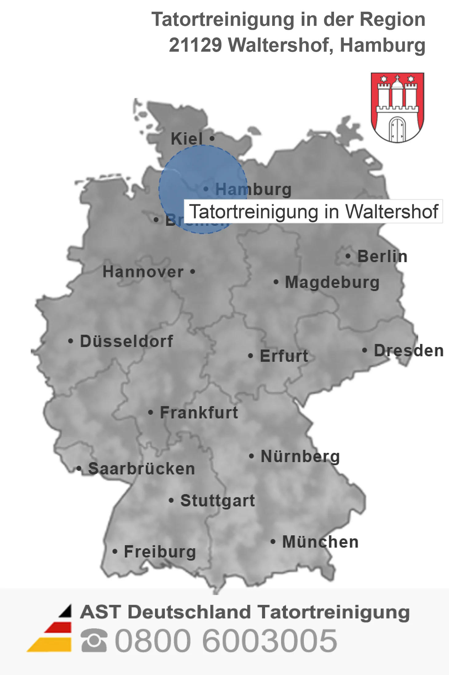 Tatortreinigung Waltershof