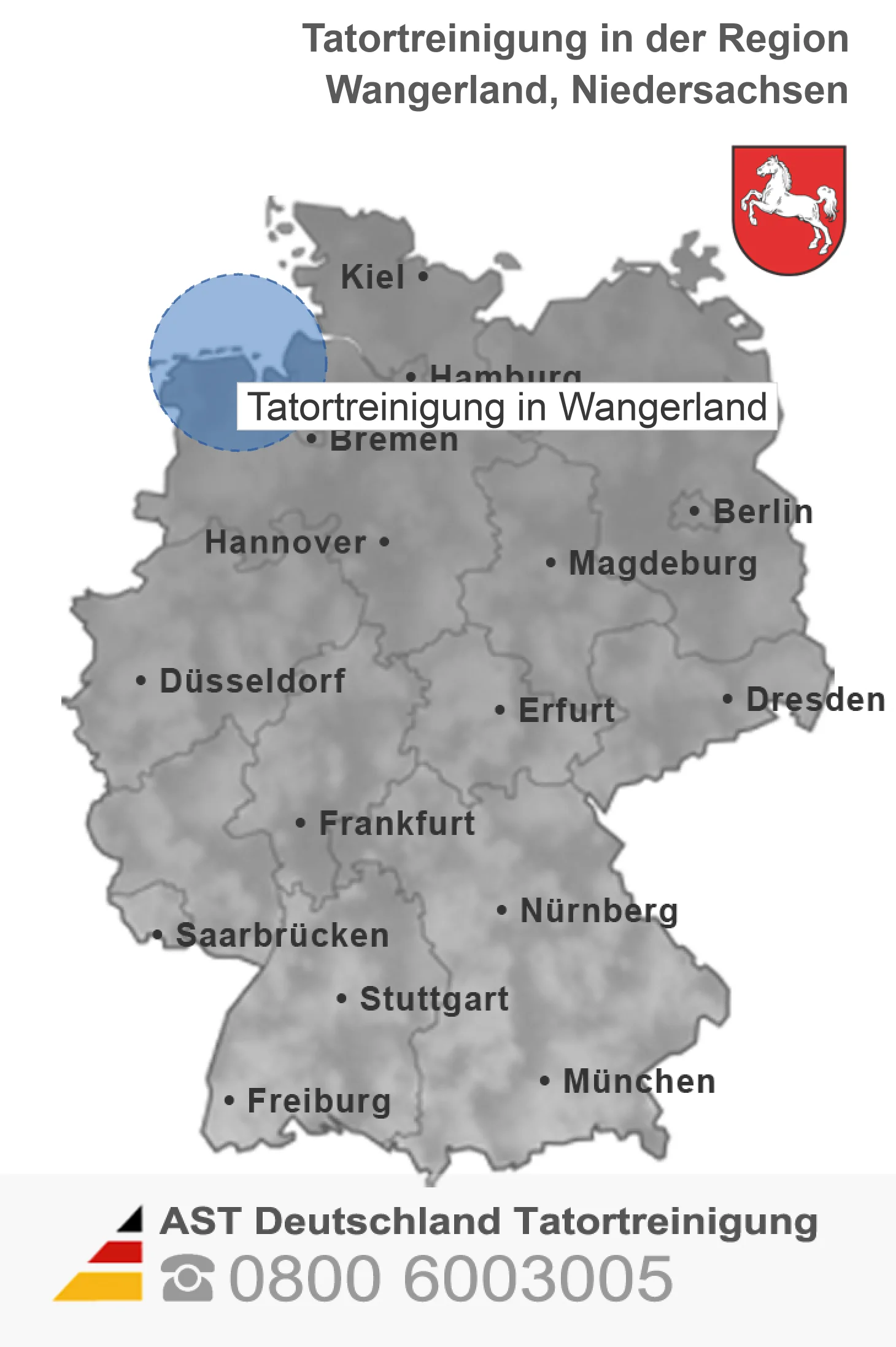 Tatortreinigung Wangerland