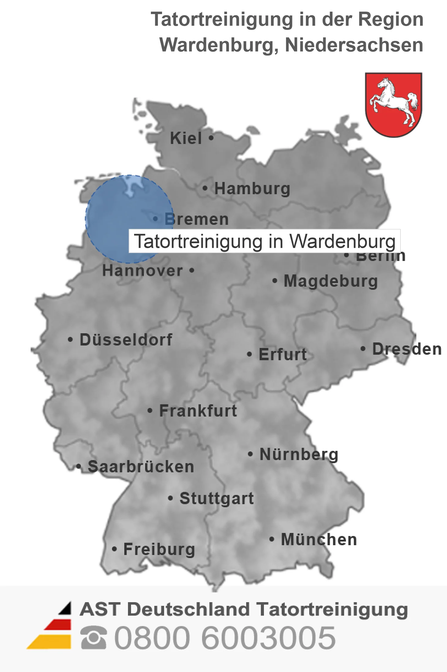 Tatortreinigung Wardenburg