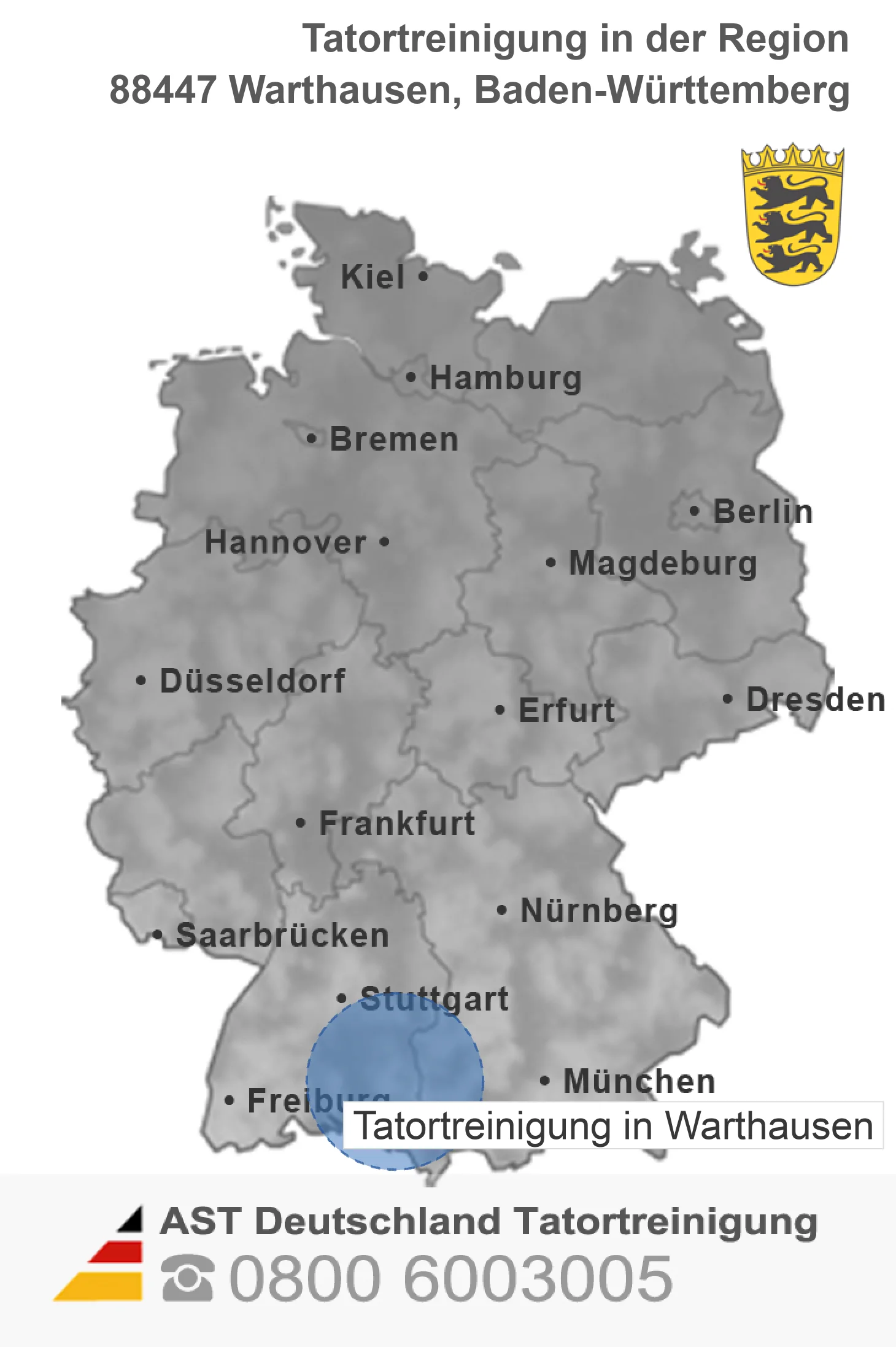 Tatortreinigung Warthausen