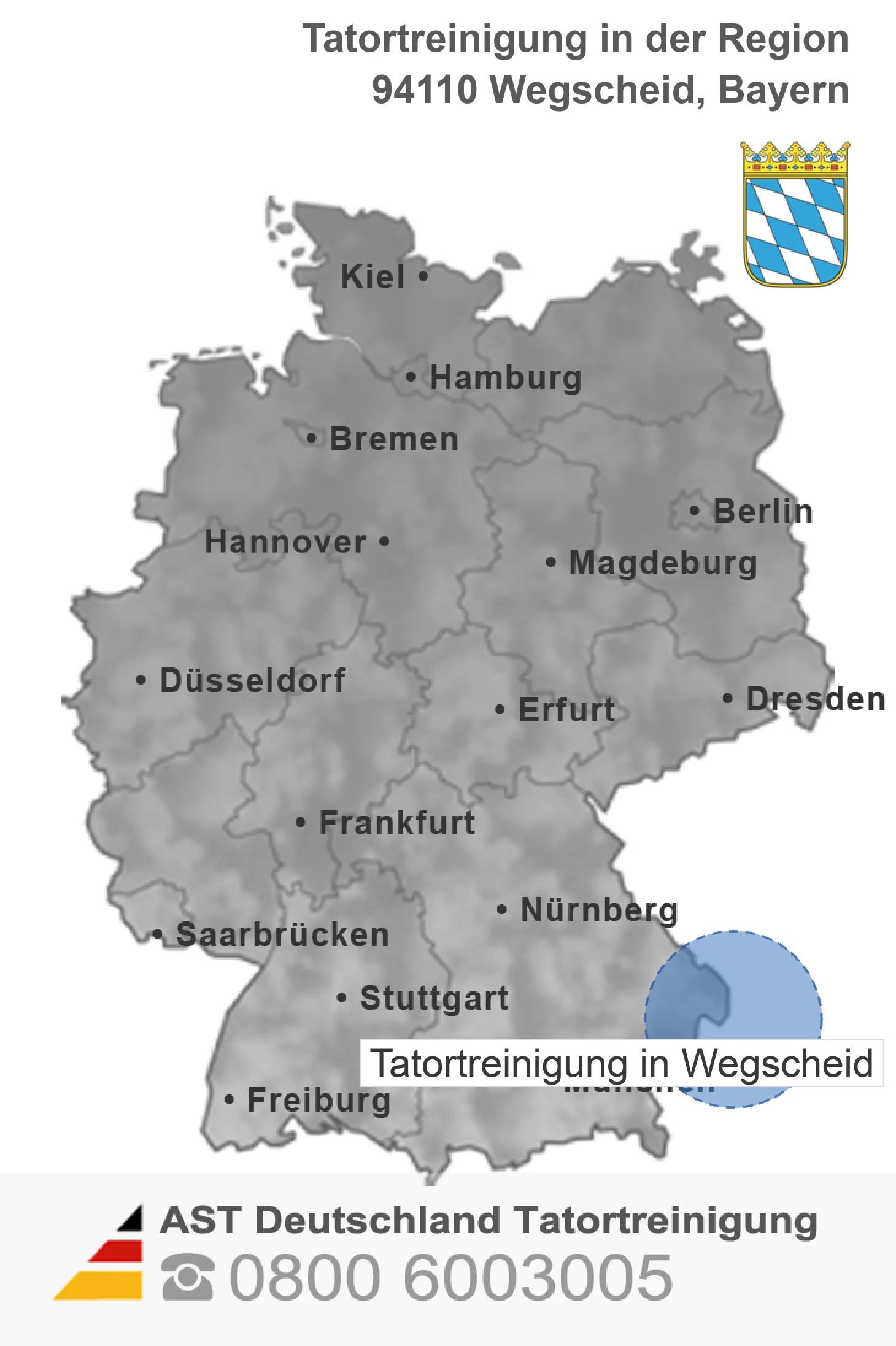 Tatortreinigung Wegscheid