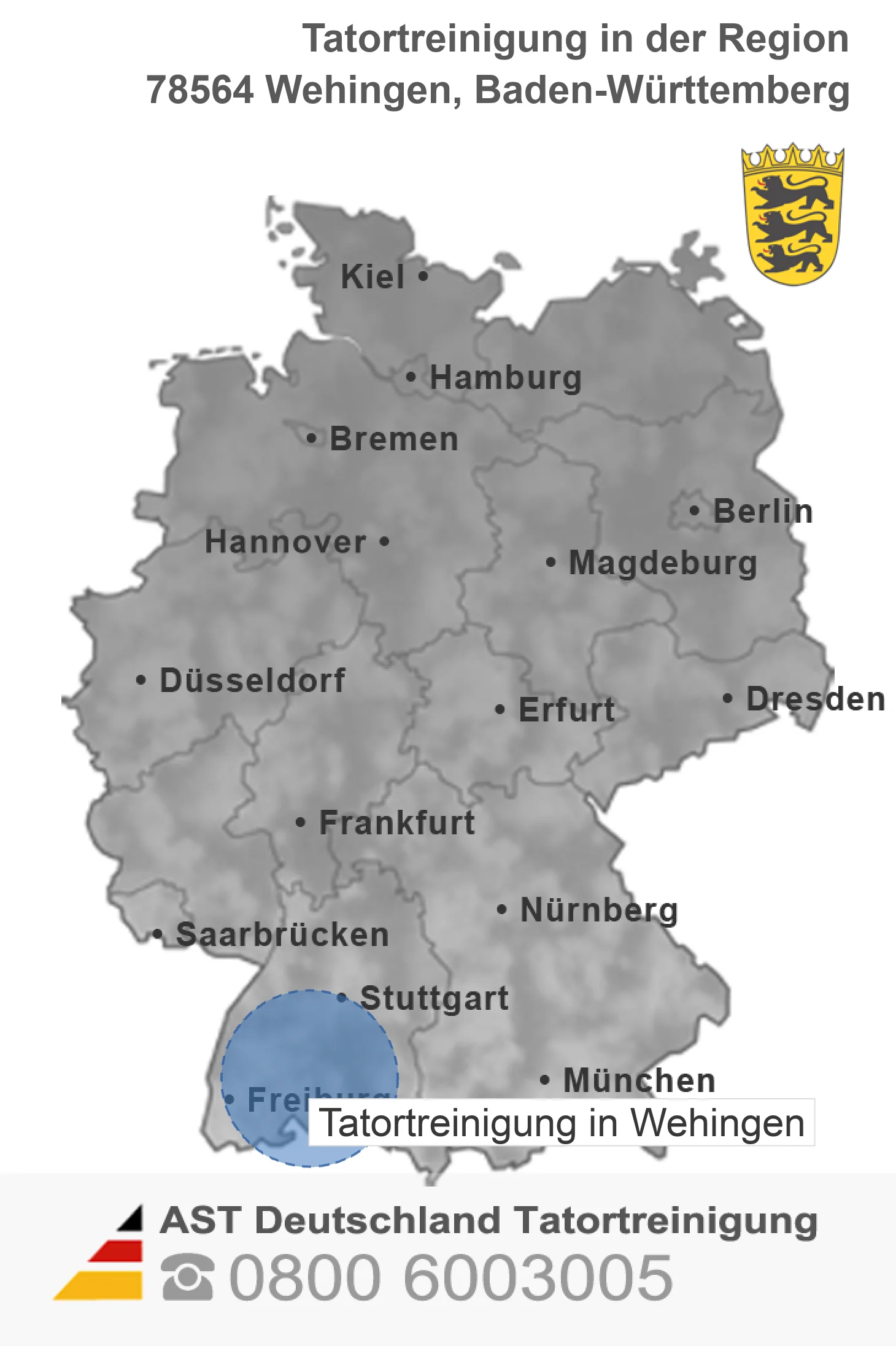 Tatortreinigung Wehingen