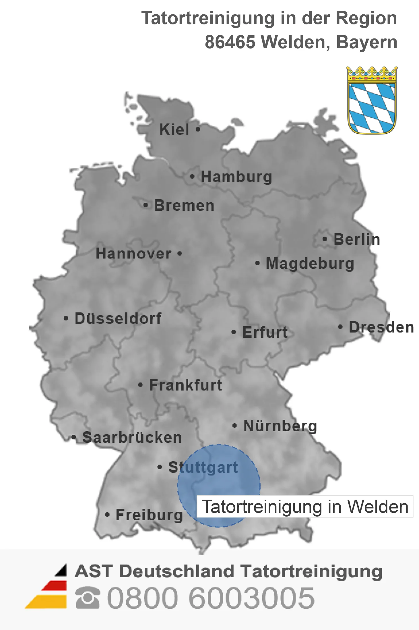 Tatortreinigung Welden