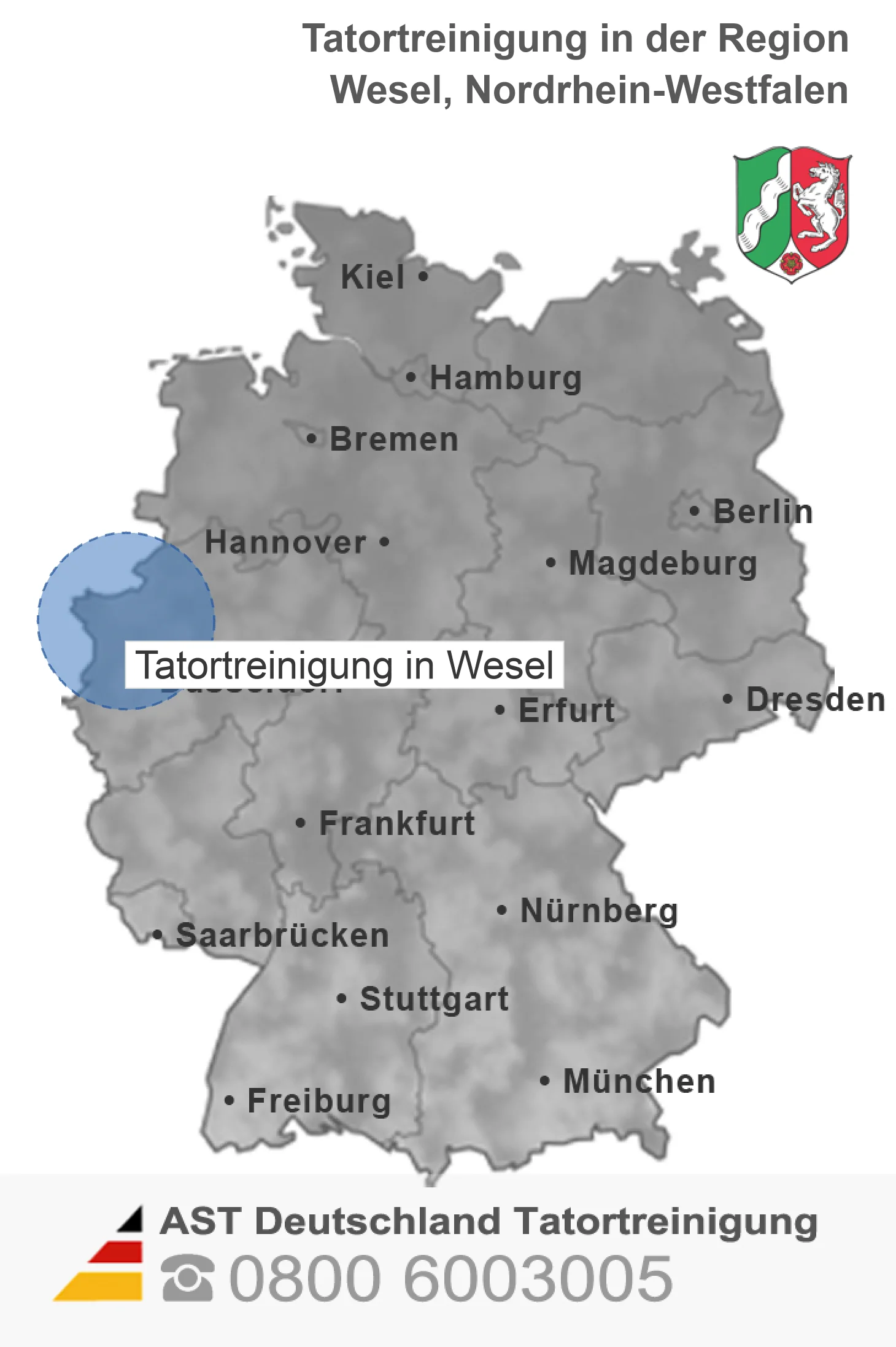 Tatortreinigung Wesel