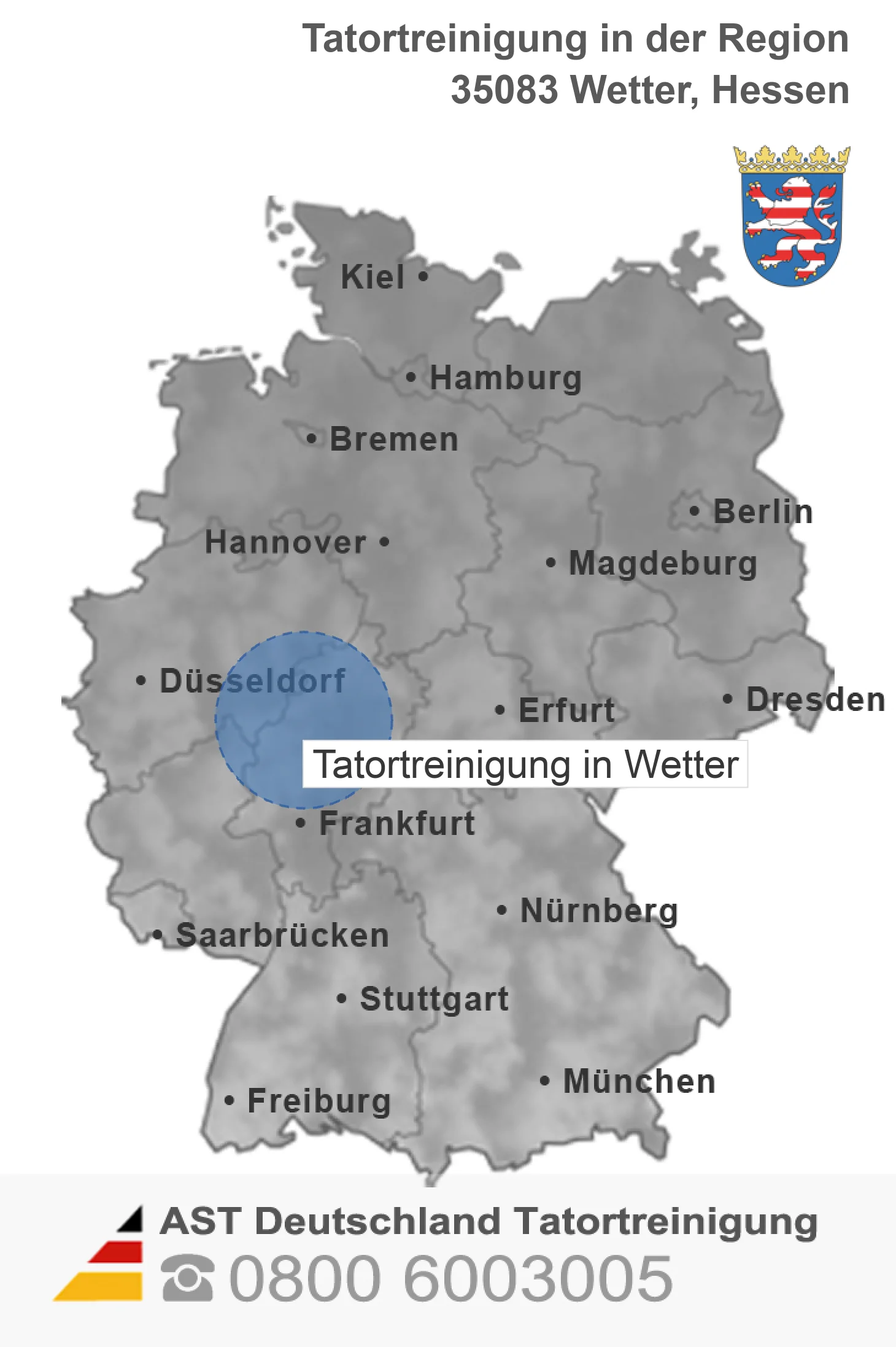 Tatortreinigung Wetter