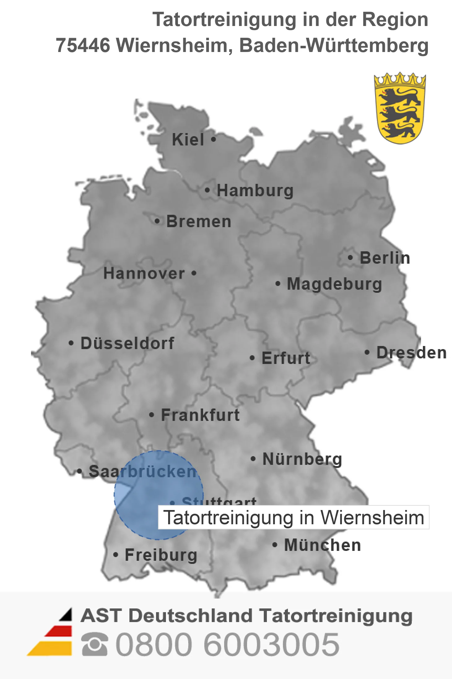 Tatortreinigung Wiernsheim