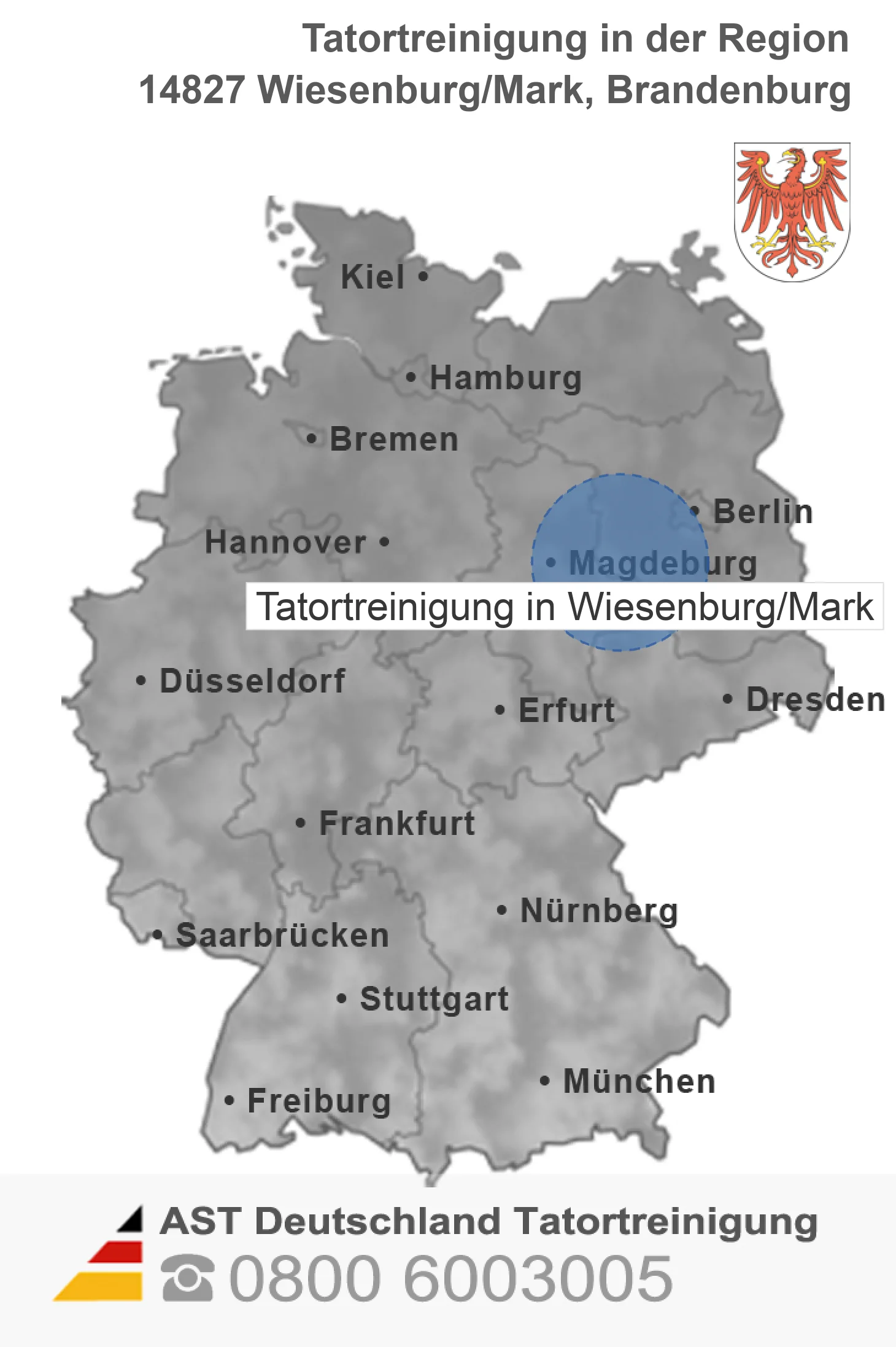 Tatortreinigung Wiesenburg/Mark