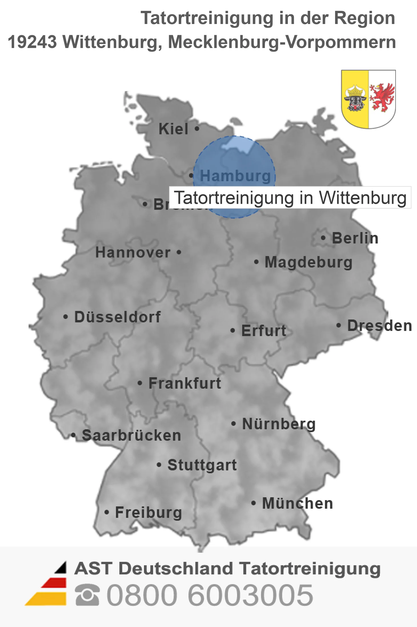Tatortreinigung Wittenburg