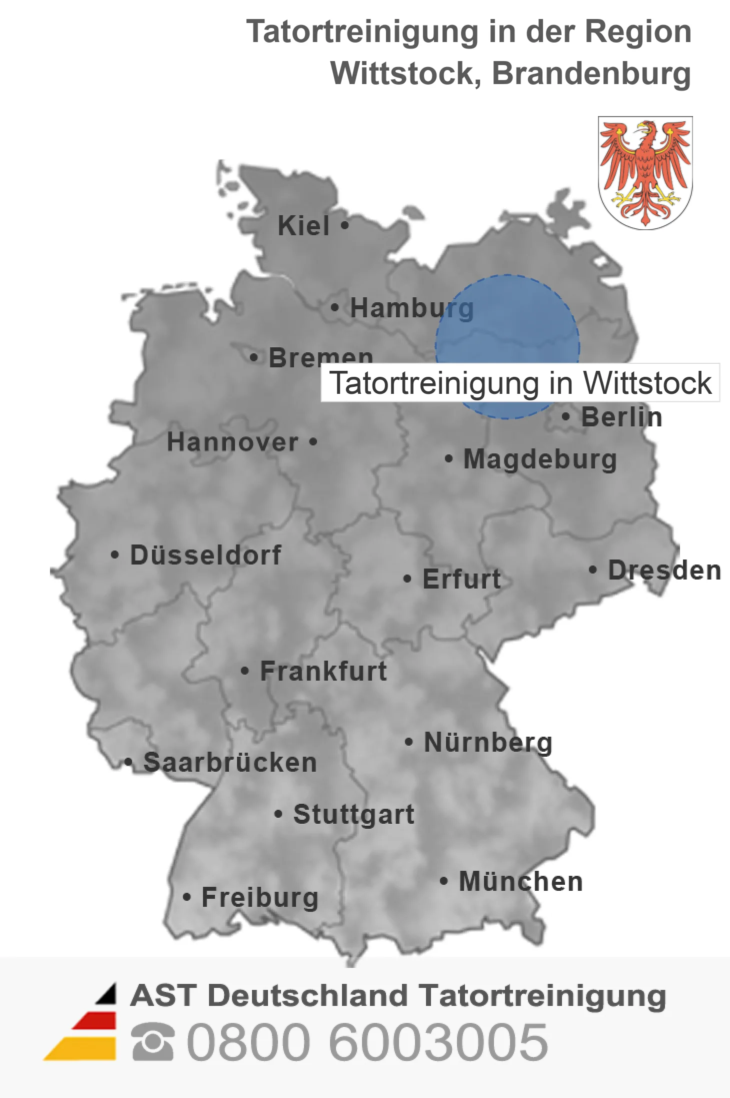 Tatortreinigung Wittstock