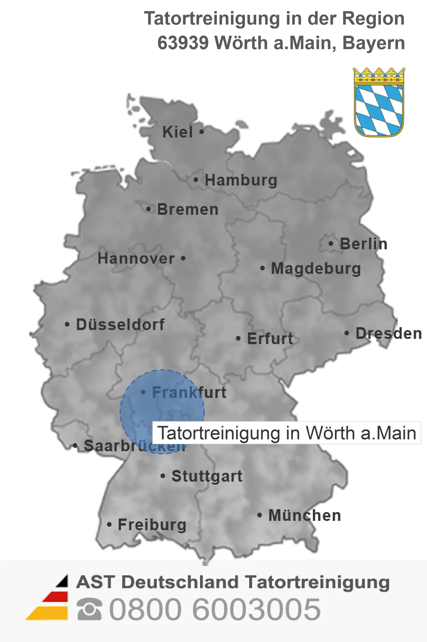 Tatortreinigung W&ouml;rth a.Main