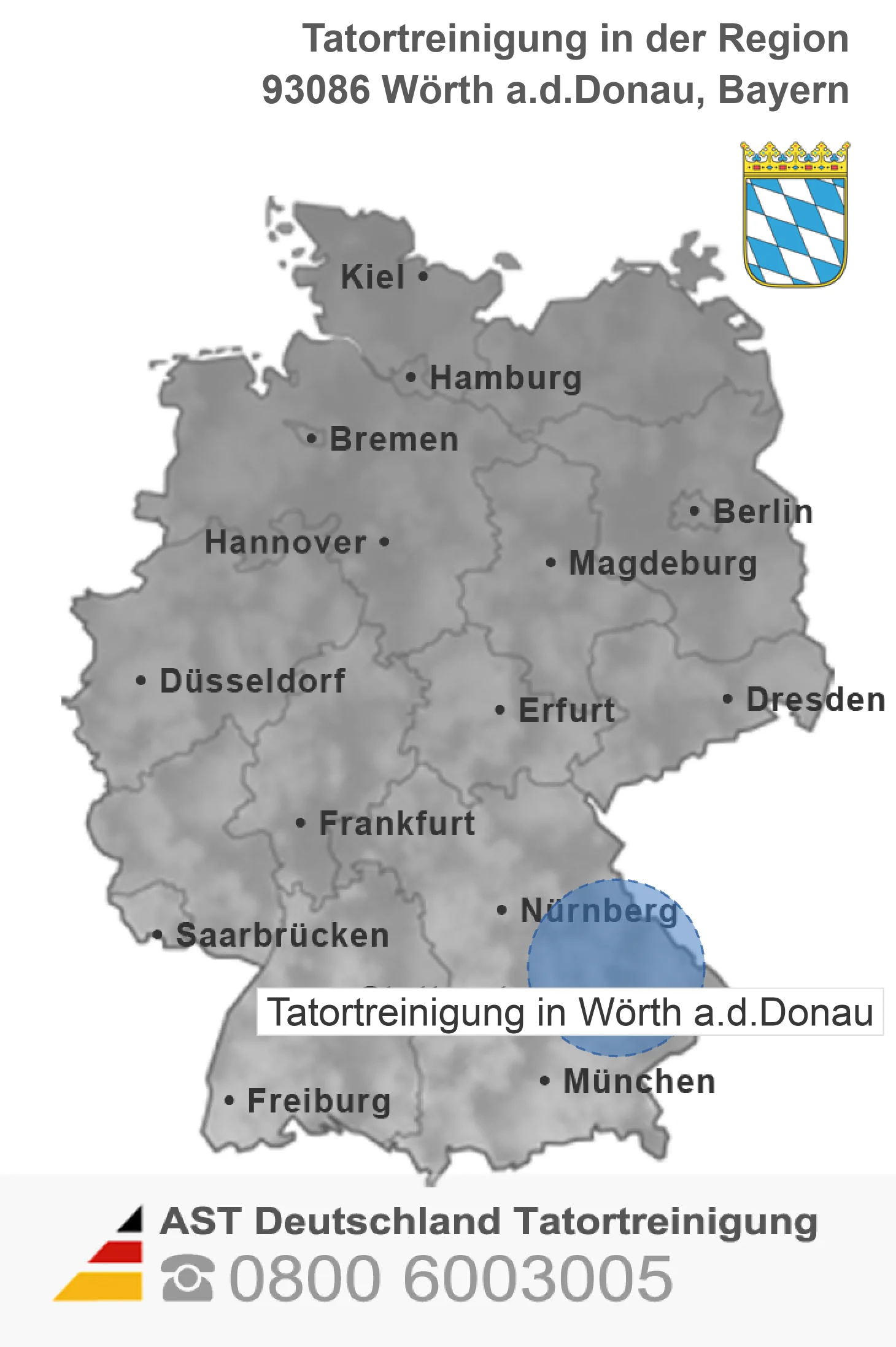 Tatortreinigung W&ouml;rth a.d.Donau