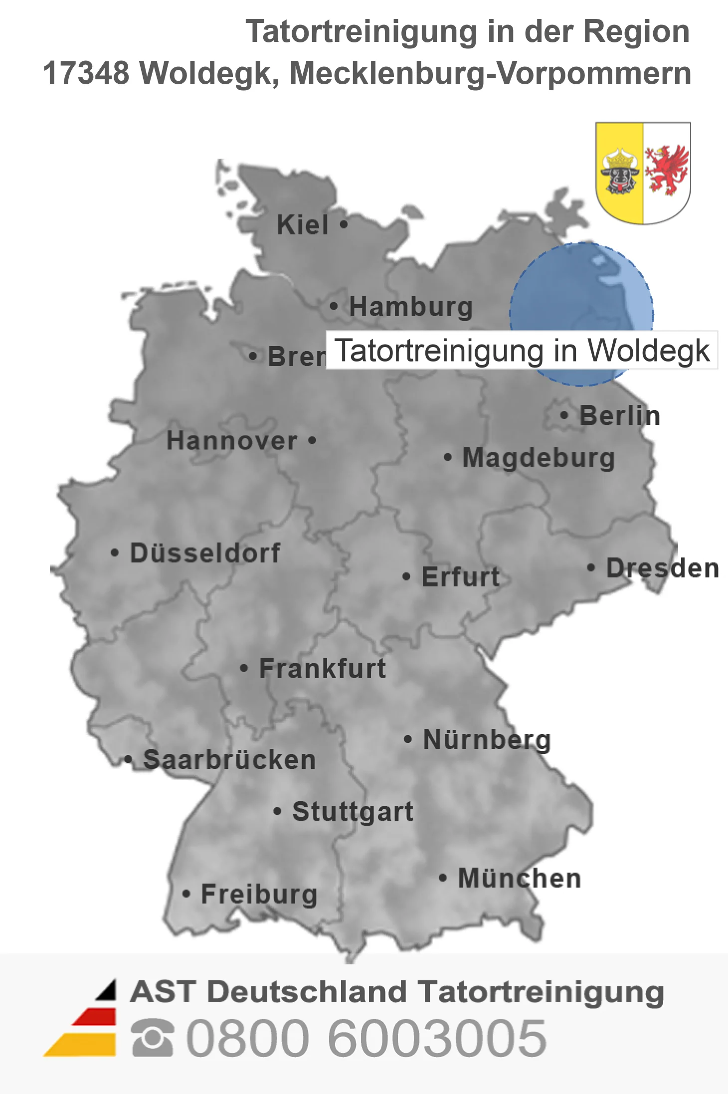 Tatortreinigung Woldegk