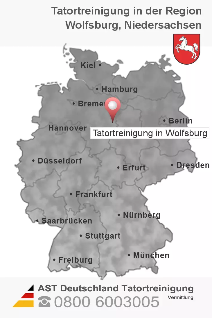 Leichenfundortreinigung Wolfsburg